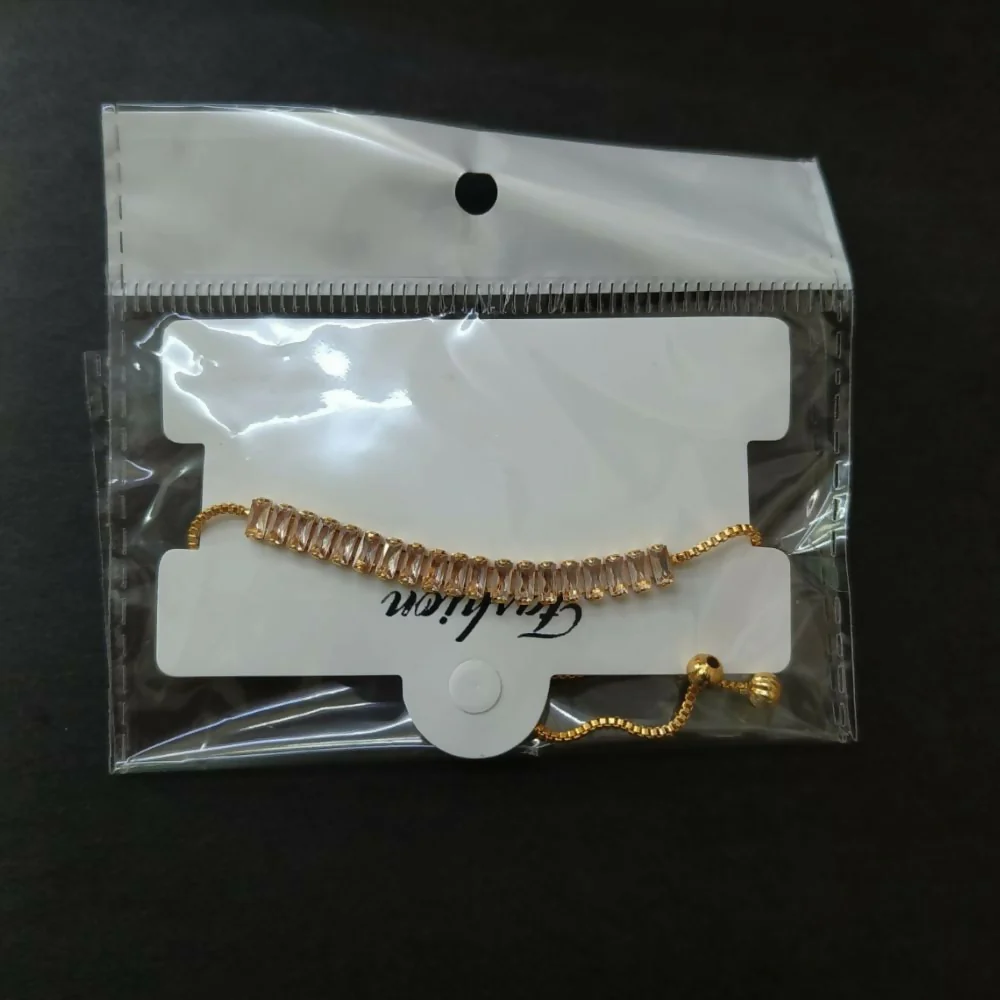 Sparkling Gold Finish AD Bracelet for women - Image 4