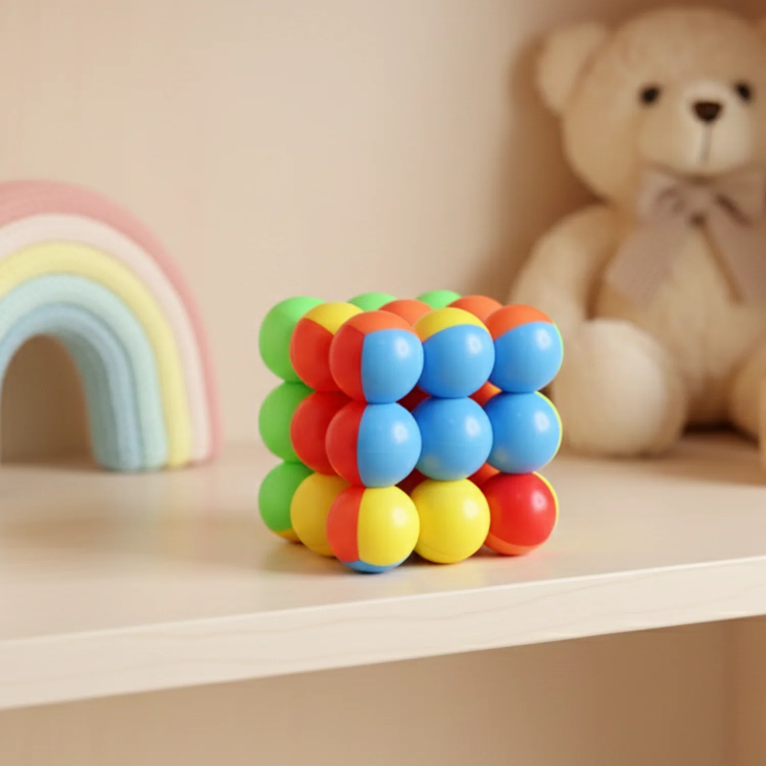 Speed Ball Cube Toy – Colorful Puzzle Cube - Image 3