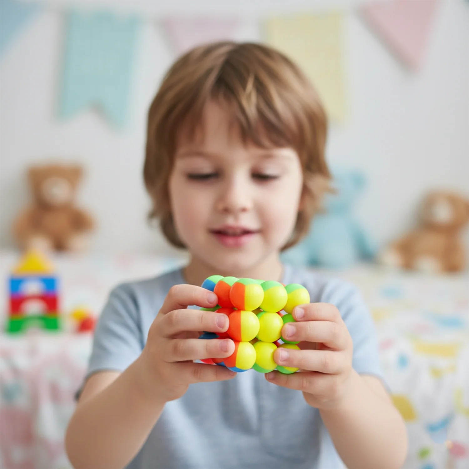 Speed Ball Cube Toy – Colorful Puzzle Cube - Image 6