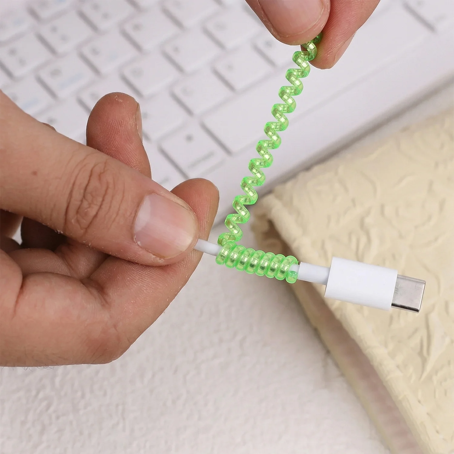 Spiral Cable Protector Sleeve (1 Pc / Mix Color) - Image 5