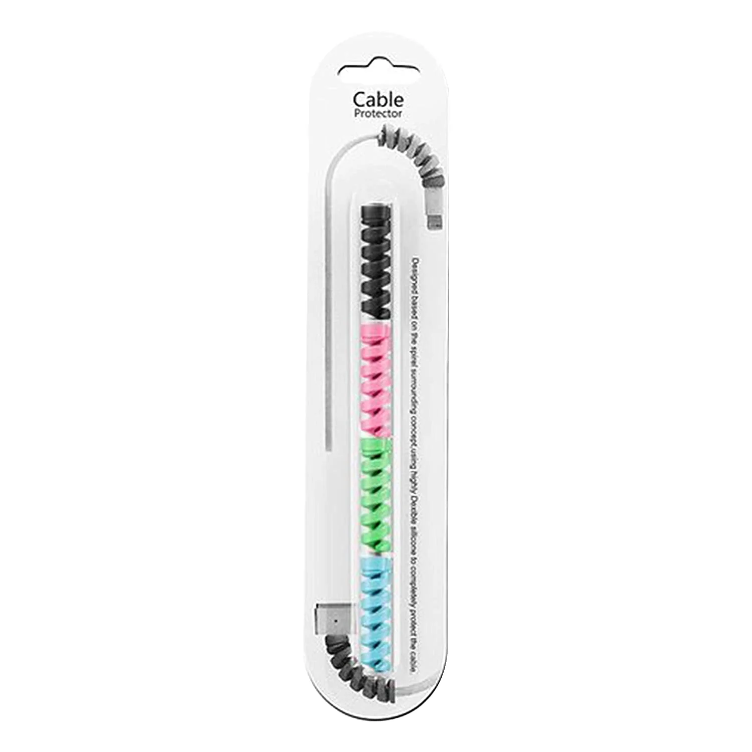 Spiral Charger Spring Cable Protector Data Cable Saver (Pack of 4) - Image 13