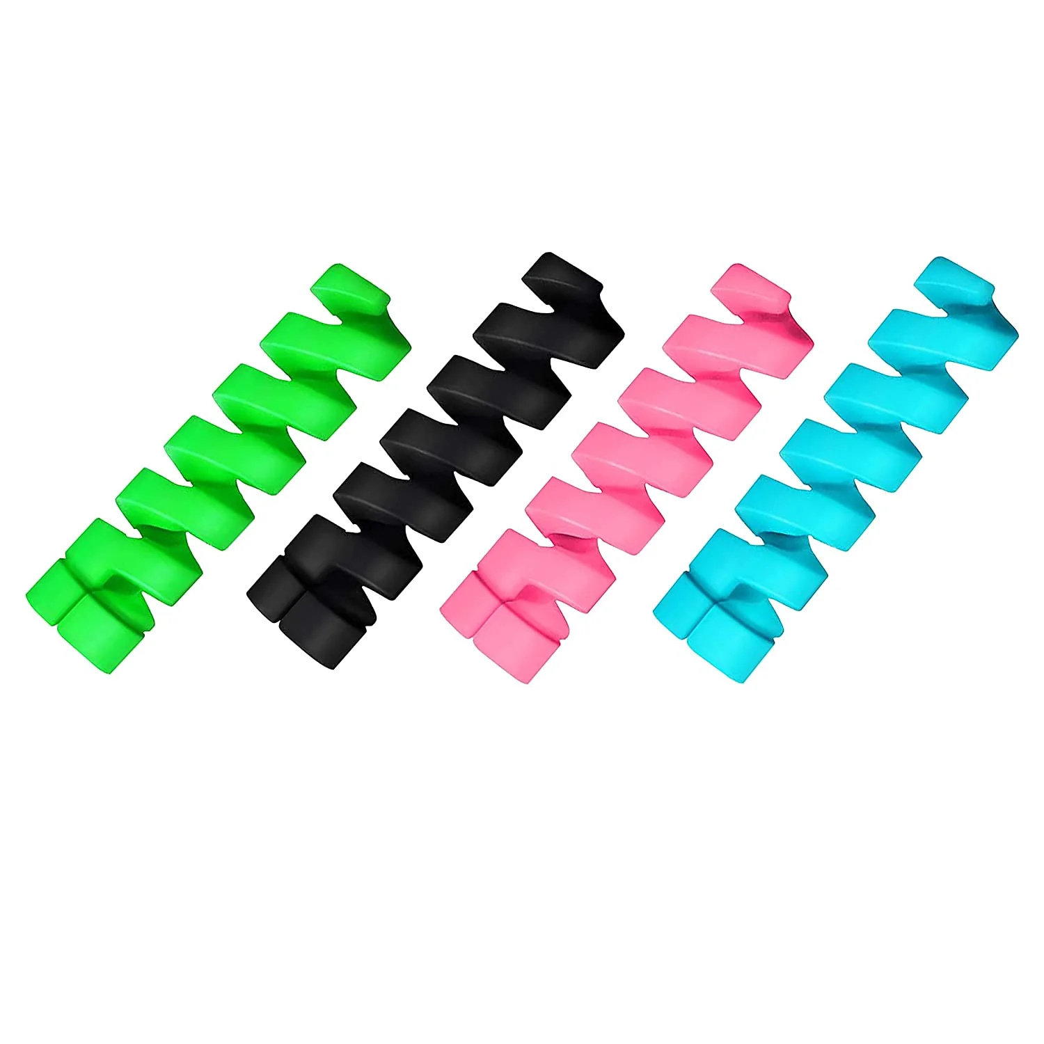 Spiral Charger Spring Cable Protector Data Cable Saver (Pack of 4) - Image 14
