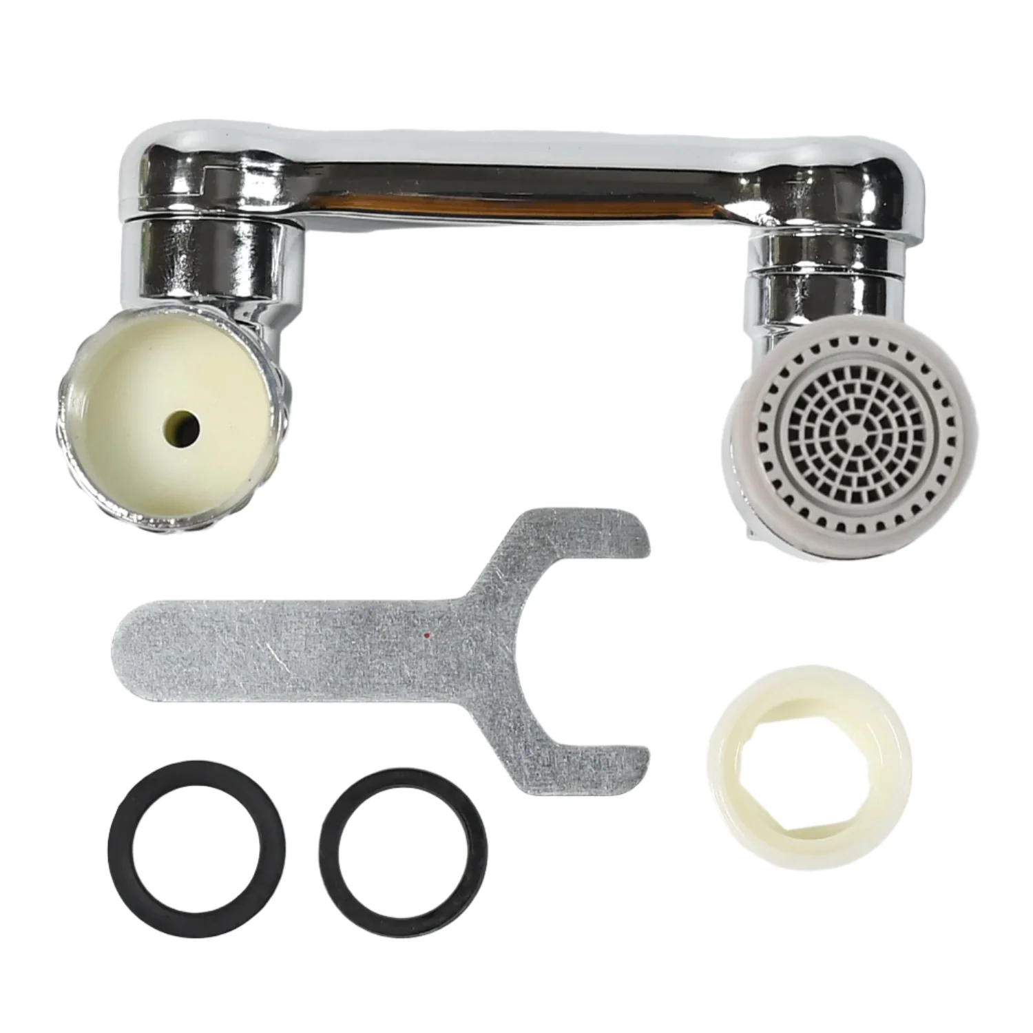 Splash Faucet Filter 180° Rotating Sprayer – Water-Saving Sink Aerator Extender - Image 3