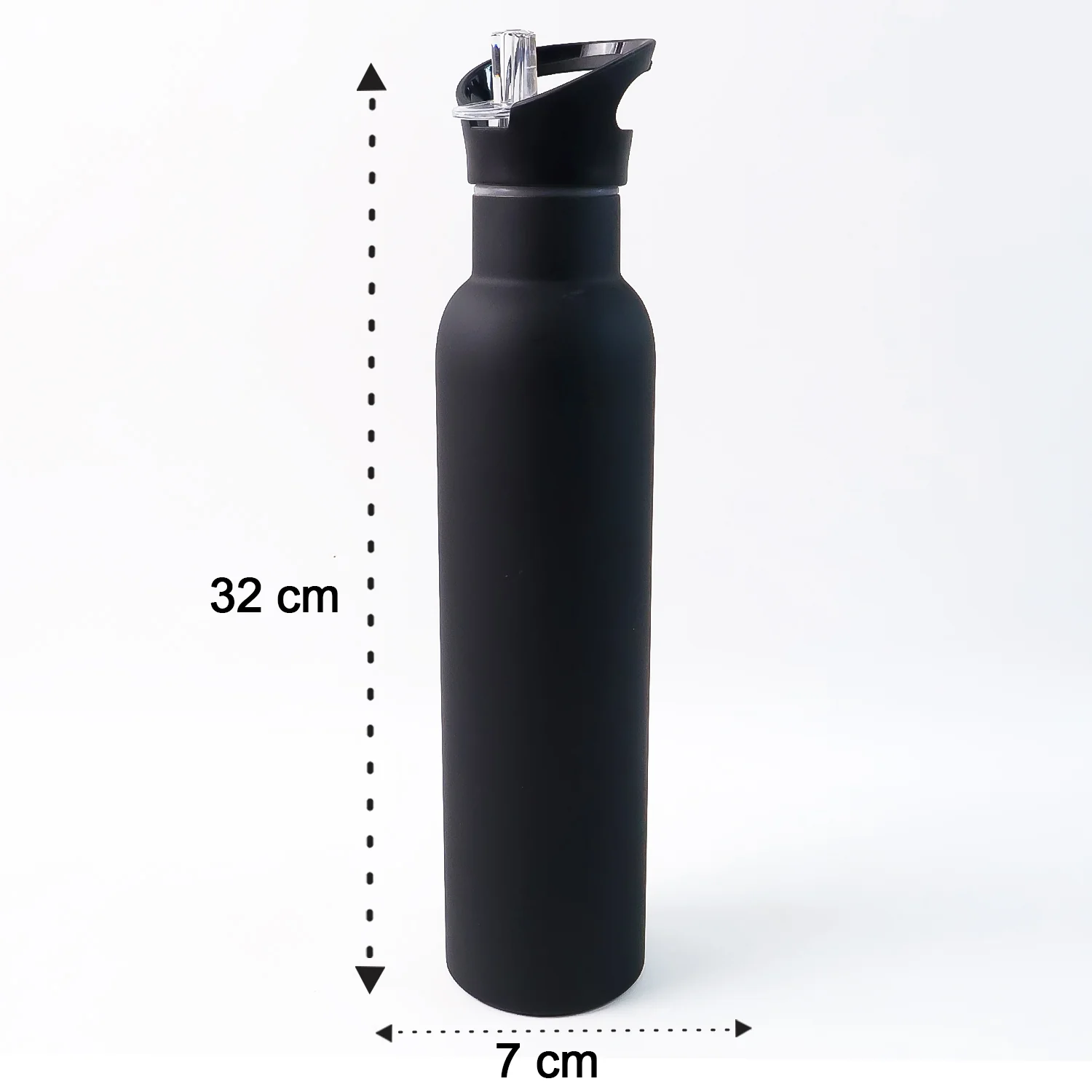 Sports Water Bottle – Matte Finish Leak-Proof Reusable Bottle 900 ML Approx (1 Pc) - Image 4