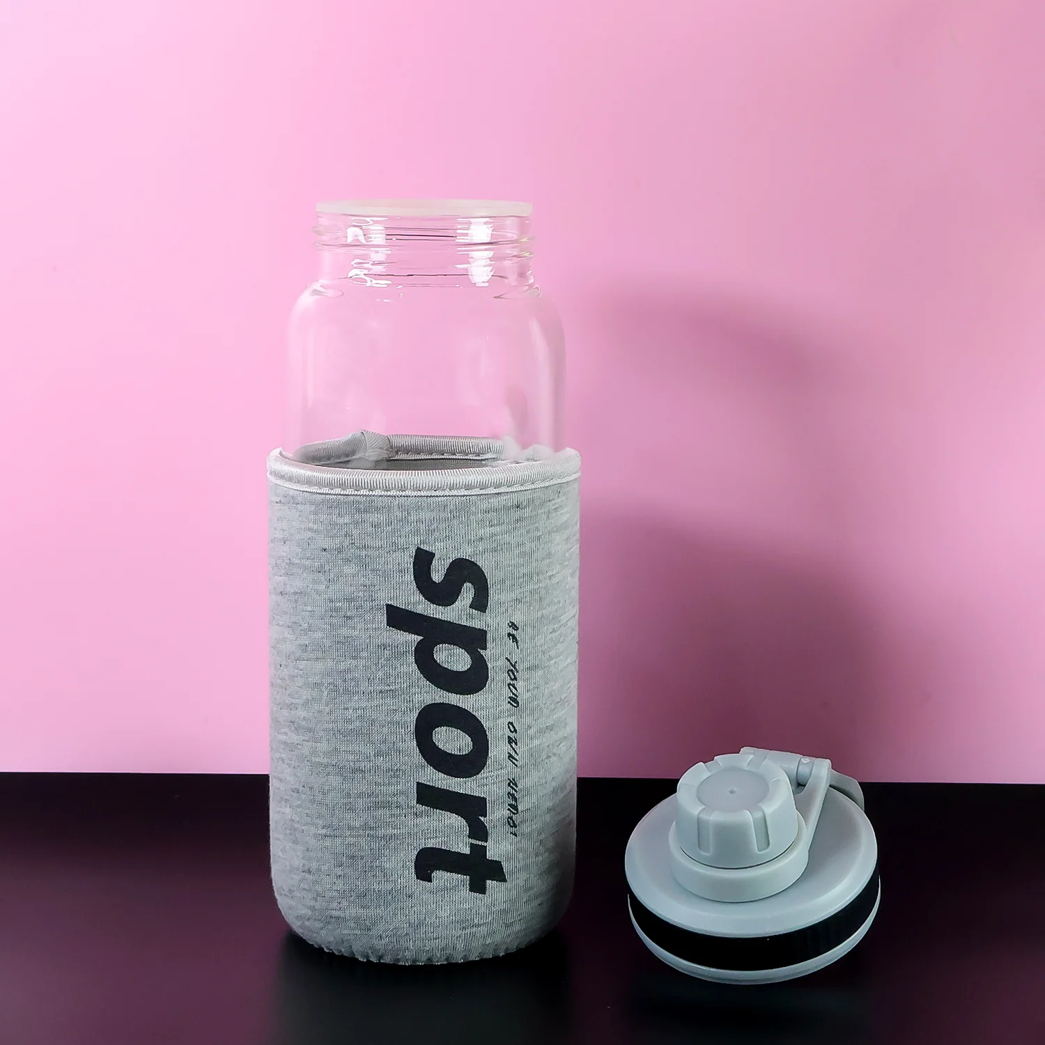 Sports Water Bottle with Protective Sleeve - (1 Pc / 700 ML) - Image 6