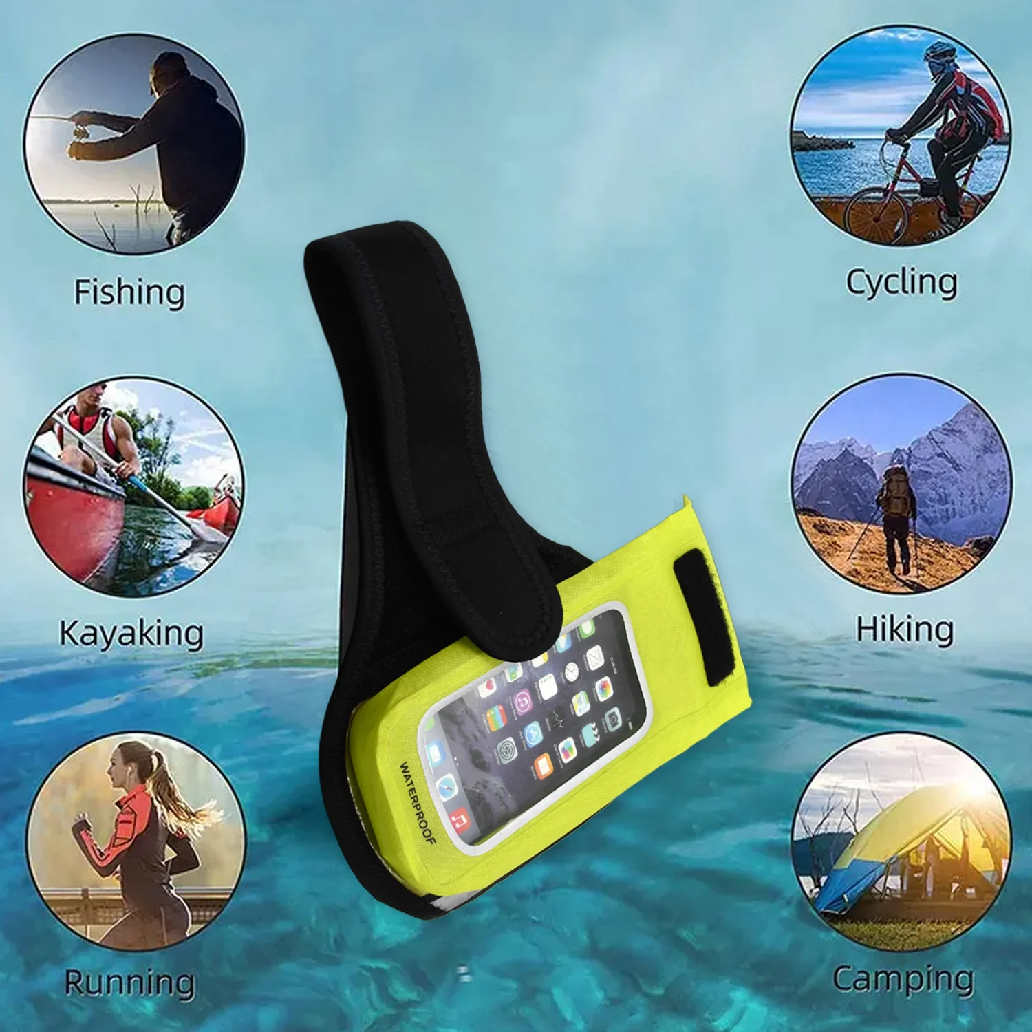 Sports Wrist Bag Running Arm Band Running Armband Phone Arm Pouch Case (1 Pc) - Image 5