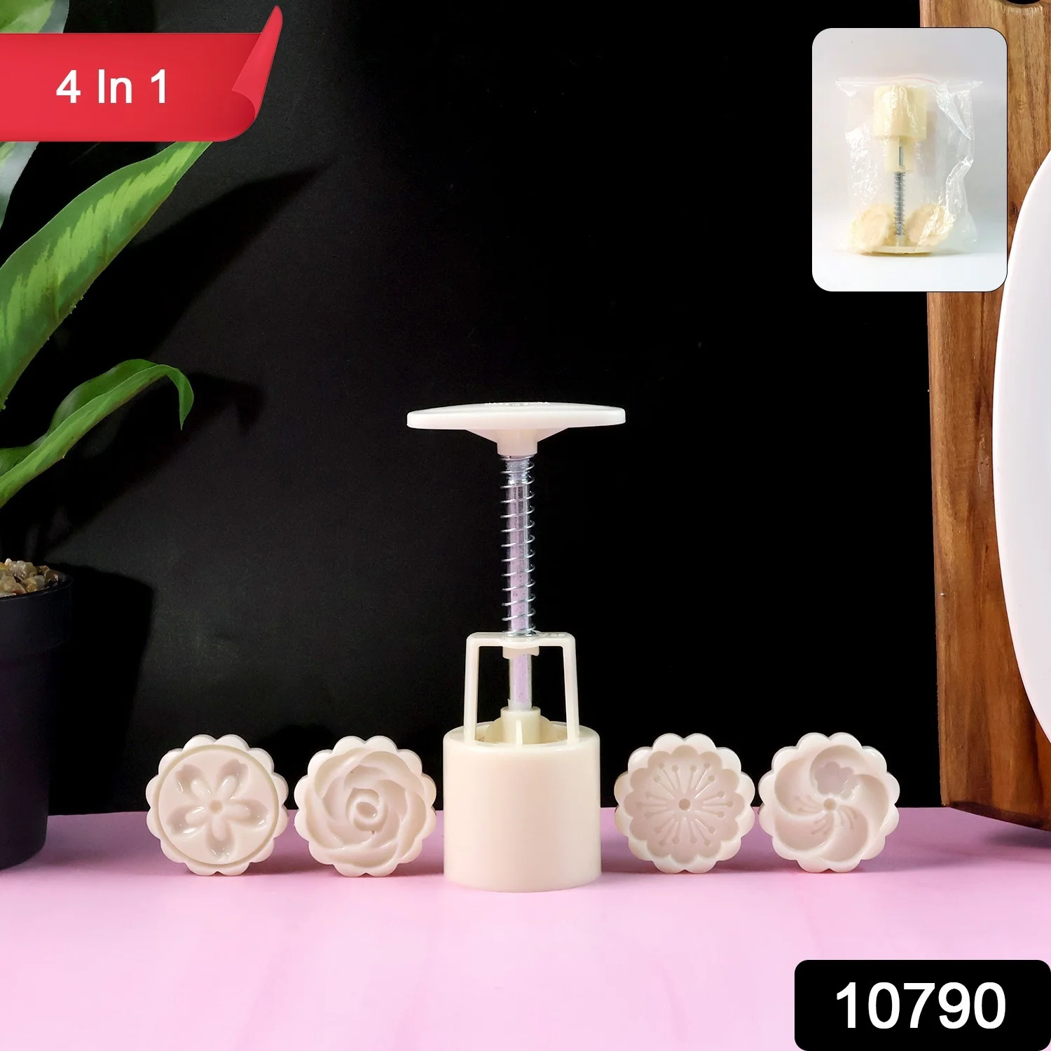 Spring Press Cookie & Pastry Mold - (Set) - Image 2