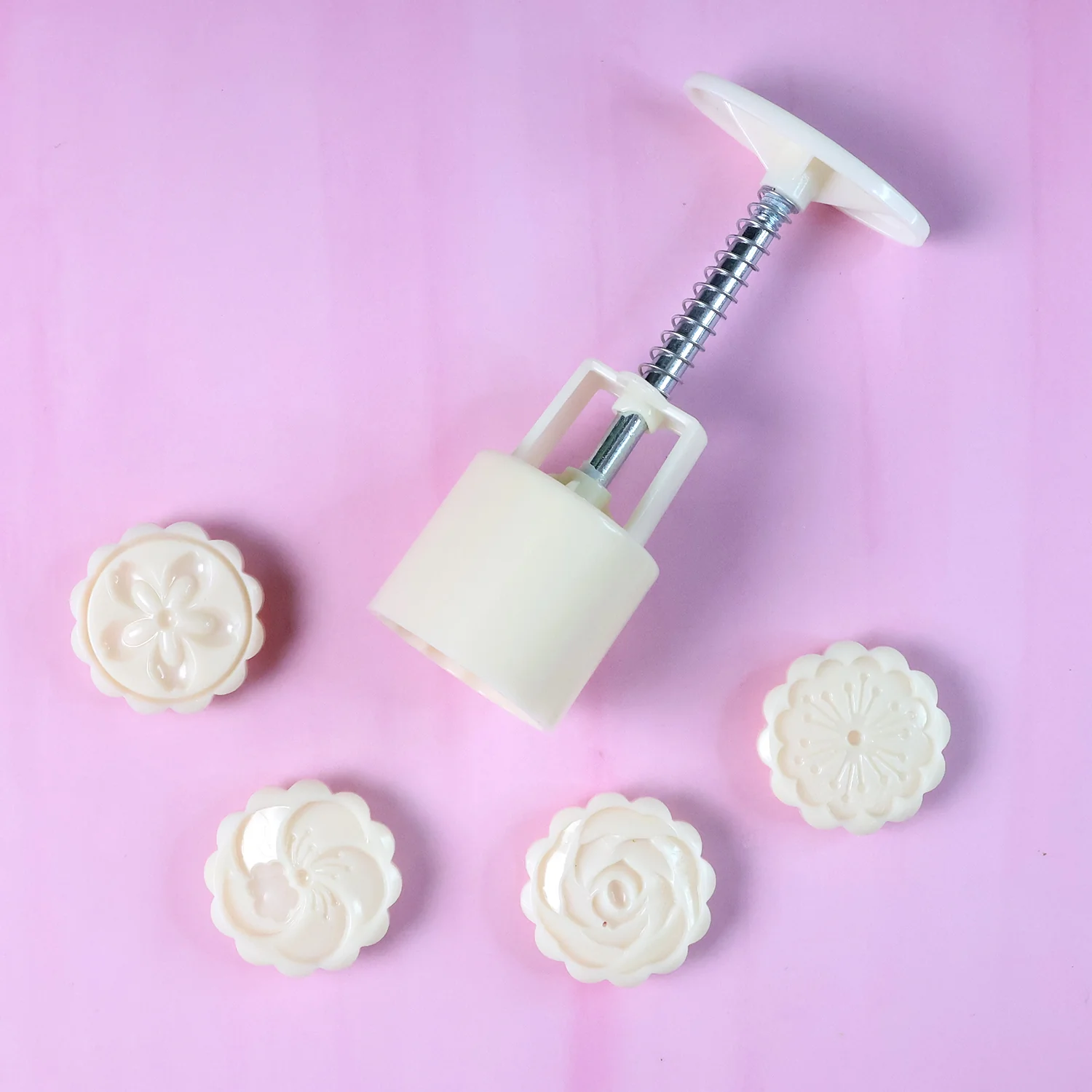 Spring Press Cookie & Pastry Mold - (Set) - Image 4