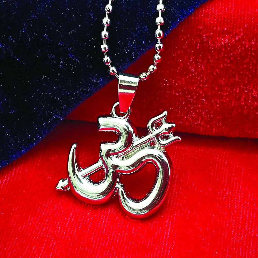 Sprititual Om and trishul Chain Pendnet - Image 5