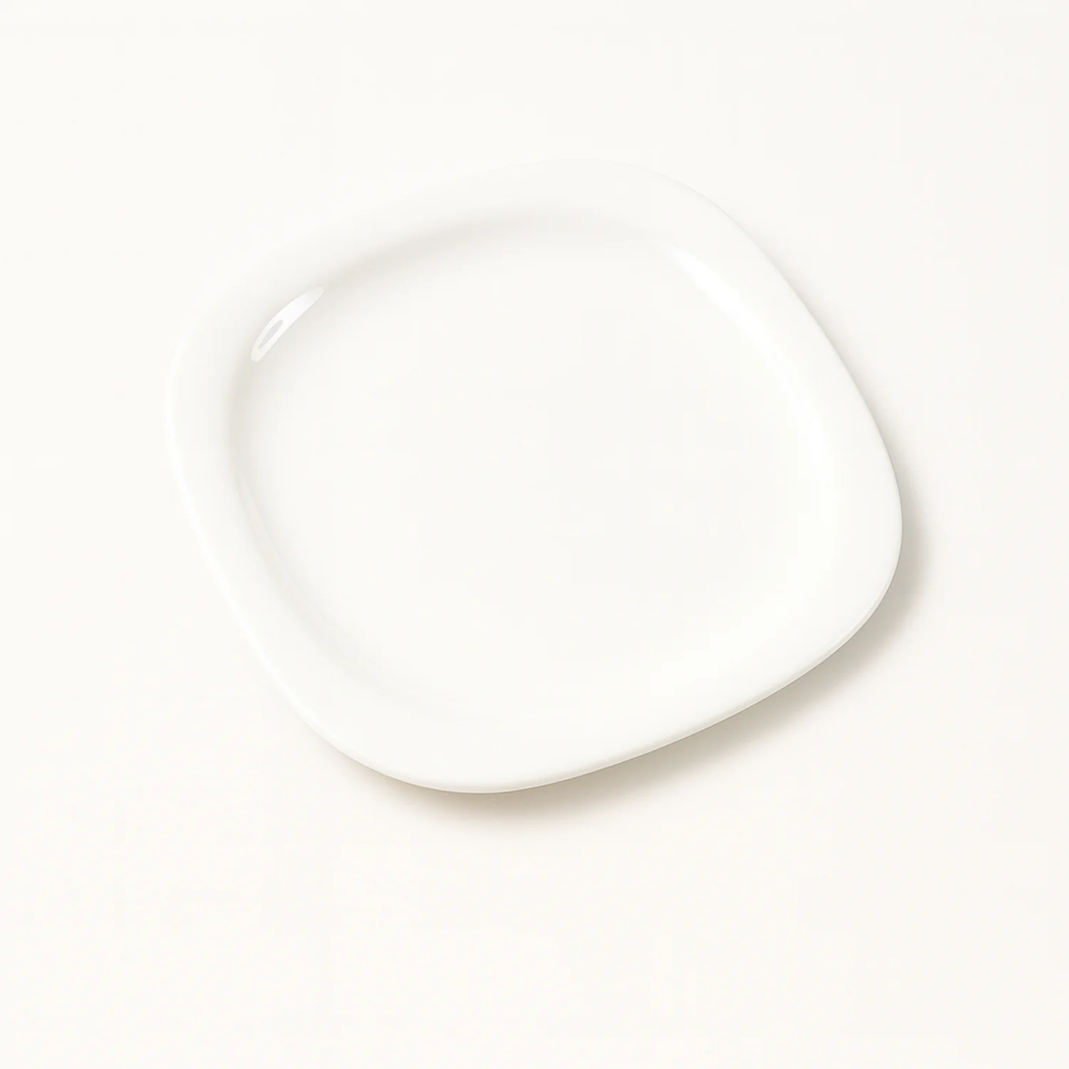 Plastic Square Dinner / Serving Plate – 20 cm (1 Pc) - Image 5