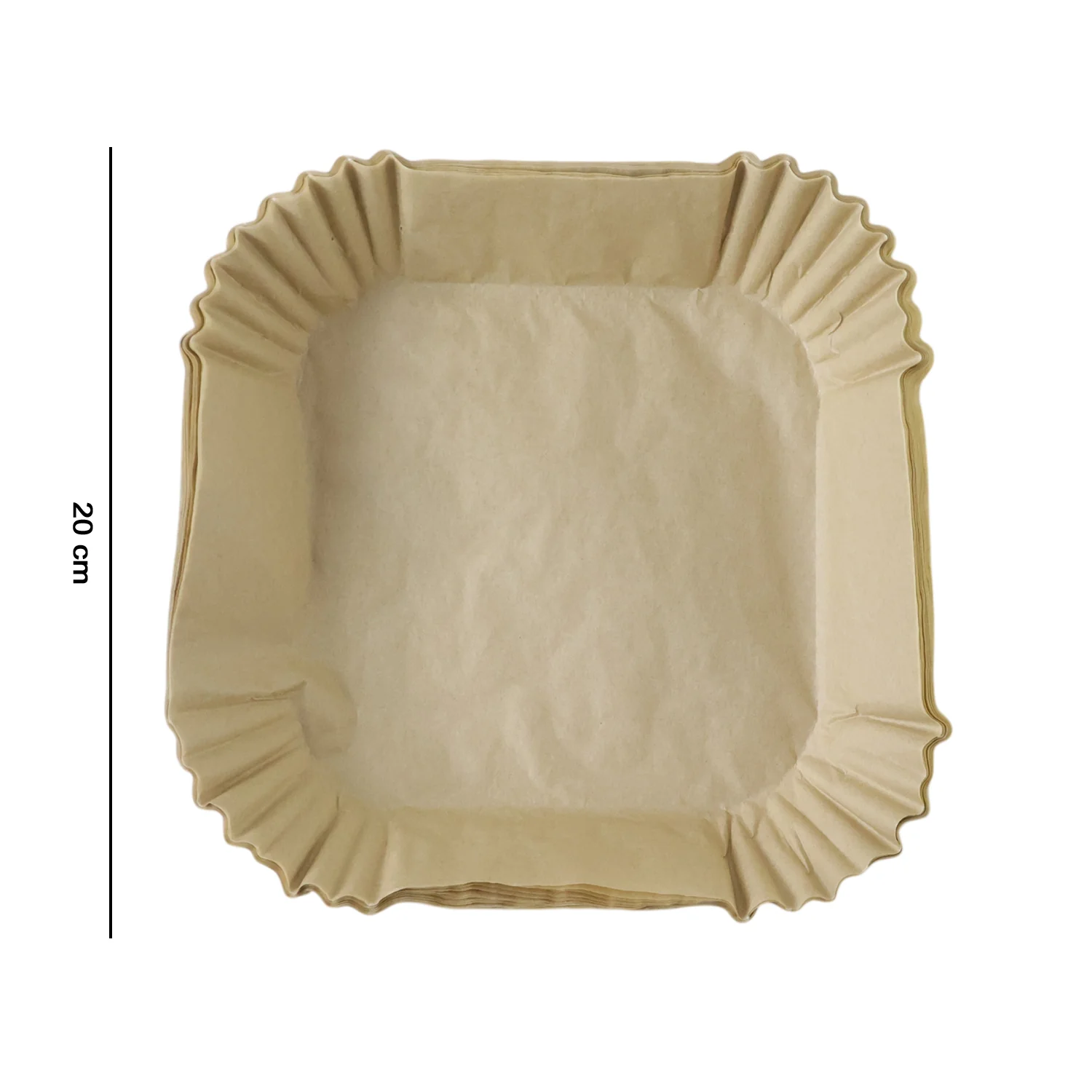 Square Disposable Paper Air Fryer Liners (50 Pc Pack, 160x45 mm) - Image 6