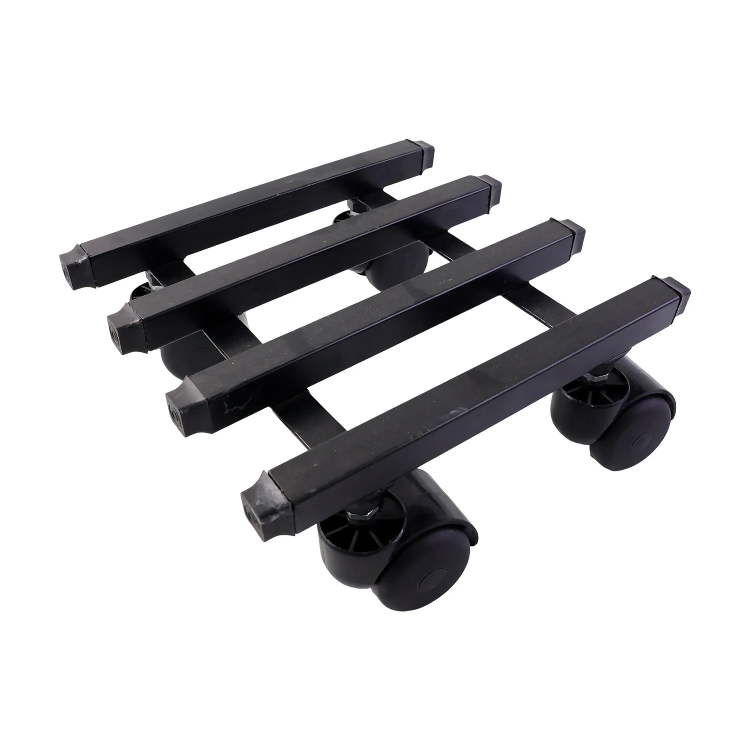 Square Heavy Duty Plant Pot Trolley with Wheels for Easy Movement, Indoor & Outdoor Planter Stand (9x9x6 Inch) - Image 5