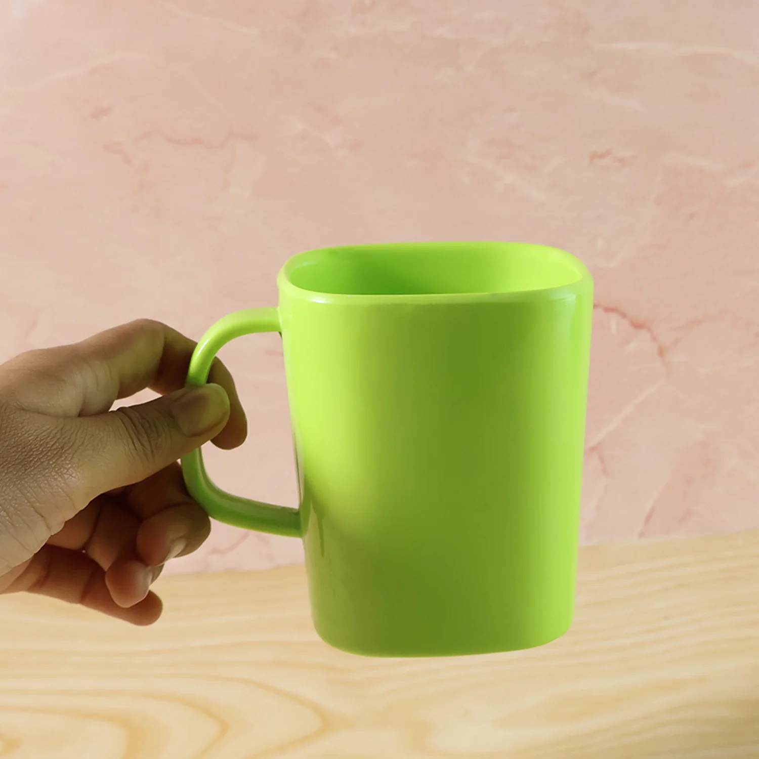 Square Melamine Mug – Premium Durable Lightweight Cup (1 Pc) - Image 7