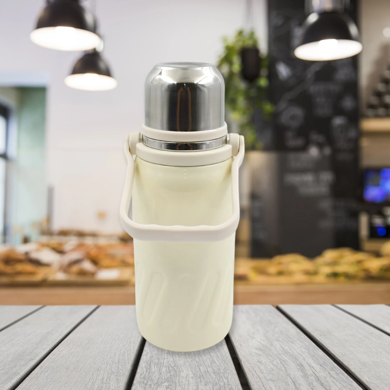 Customize Stainless Steel Vacuum Insulated Water Bottle | Leak Proof Flask for Tea Coffee | Reusable Water Bottle with Hanging Strap | Bottle for Hot & Cold Drinks Wide Mouth Water Flask 1200 ML - Image 10