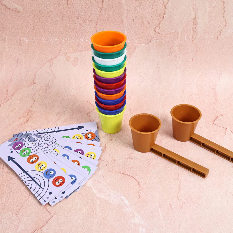 Stack Cups Speed Challenge Game Fast-Paced Color Matching and Stacking Toy - Image 2