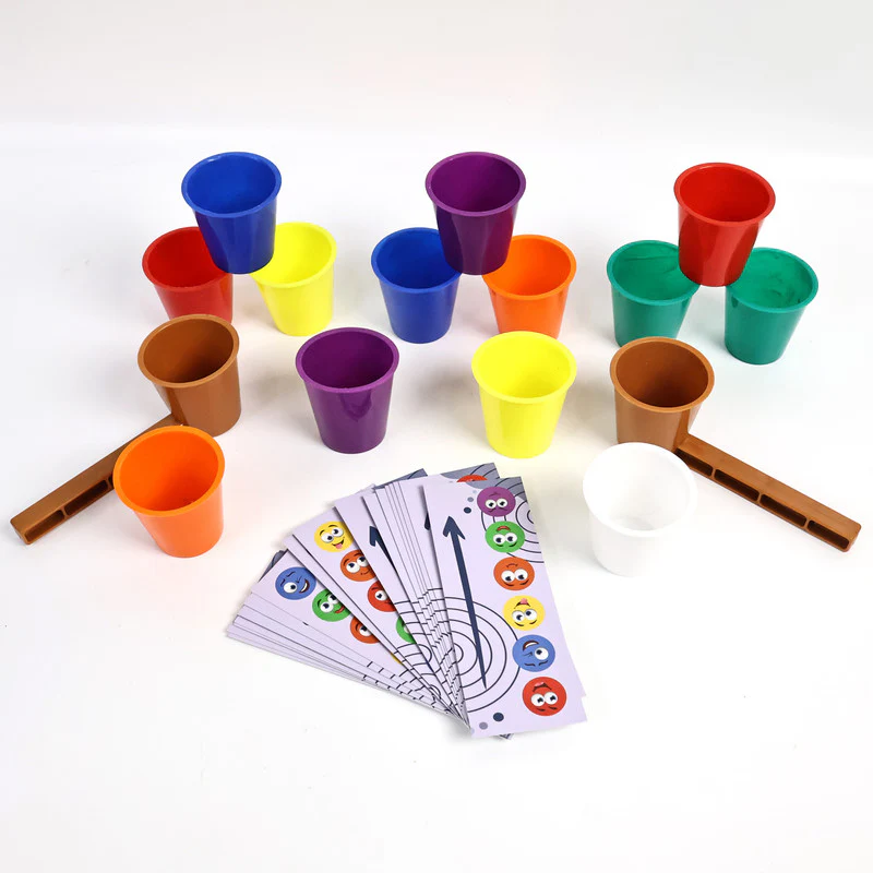 Stack Cups Speed Challenge Game Fast-Paced Color Matching and Stacking Toy - Image 4
