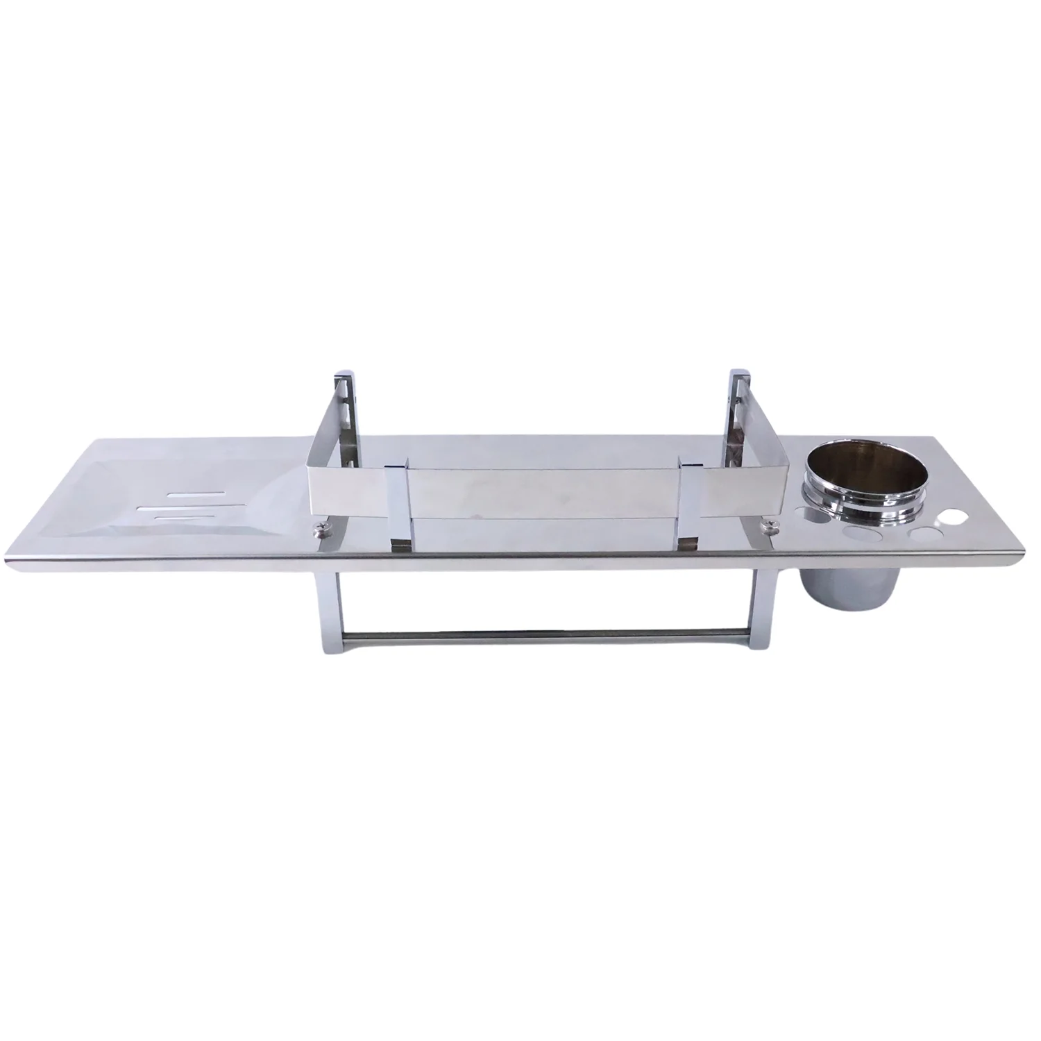 Stainless 4 In 1 Multi-Functional Space Saving Bathroom Shelf - Image 7