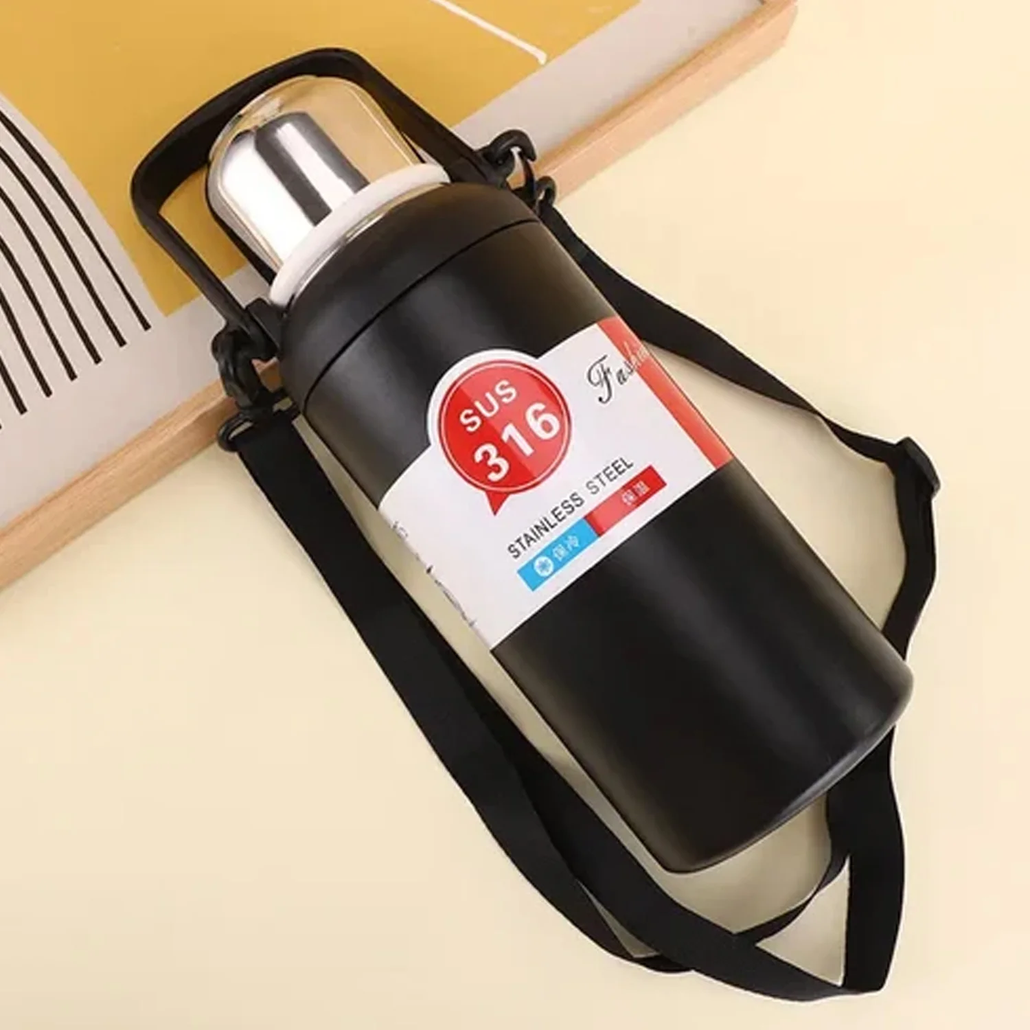 Stainless Steel Airtight Insulated Thermos Bottle (1200Ml Approx) - Image 3