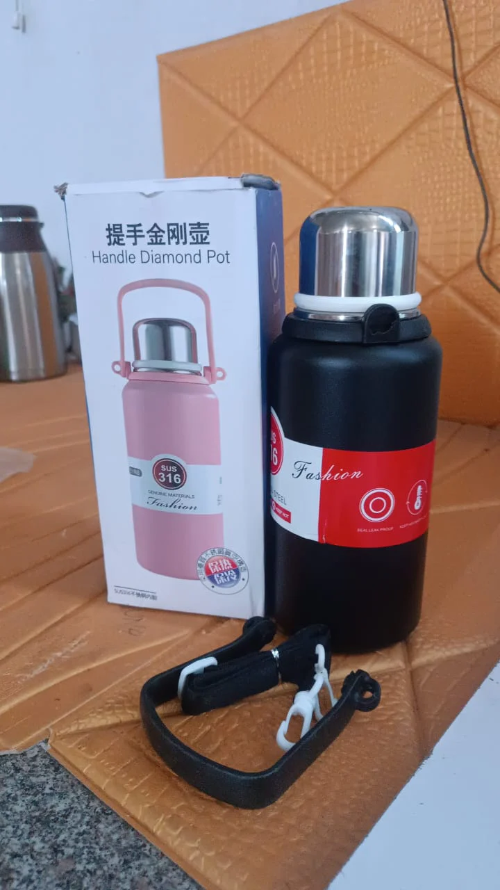 Stainless Steel Airtight Insulated Thermos Bottle (1200Ml Approx) - Image 7