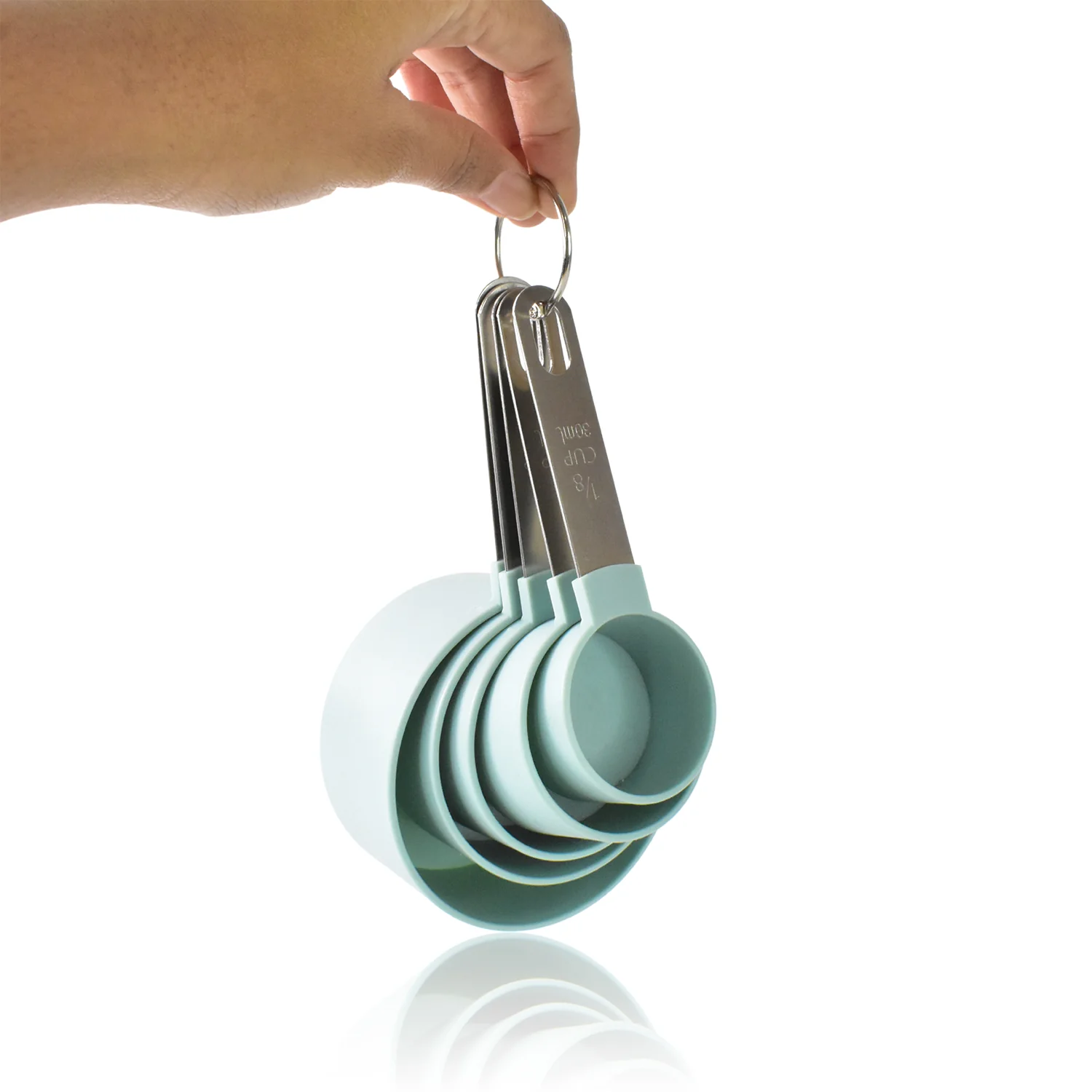 Stainless Steel and Plastics Measuring Cups (5 Pcs Set) - Image 4