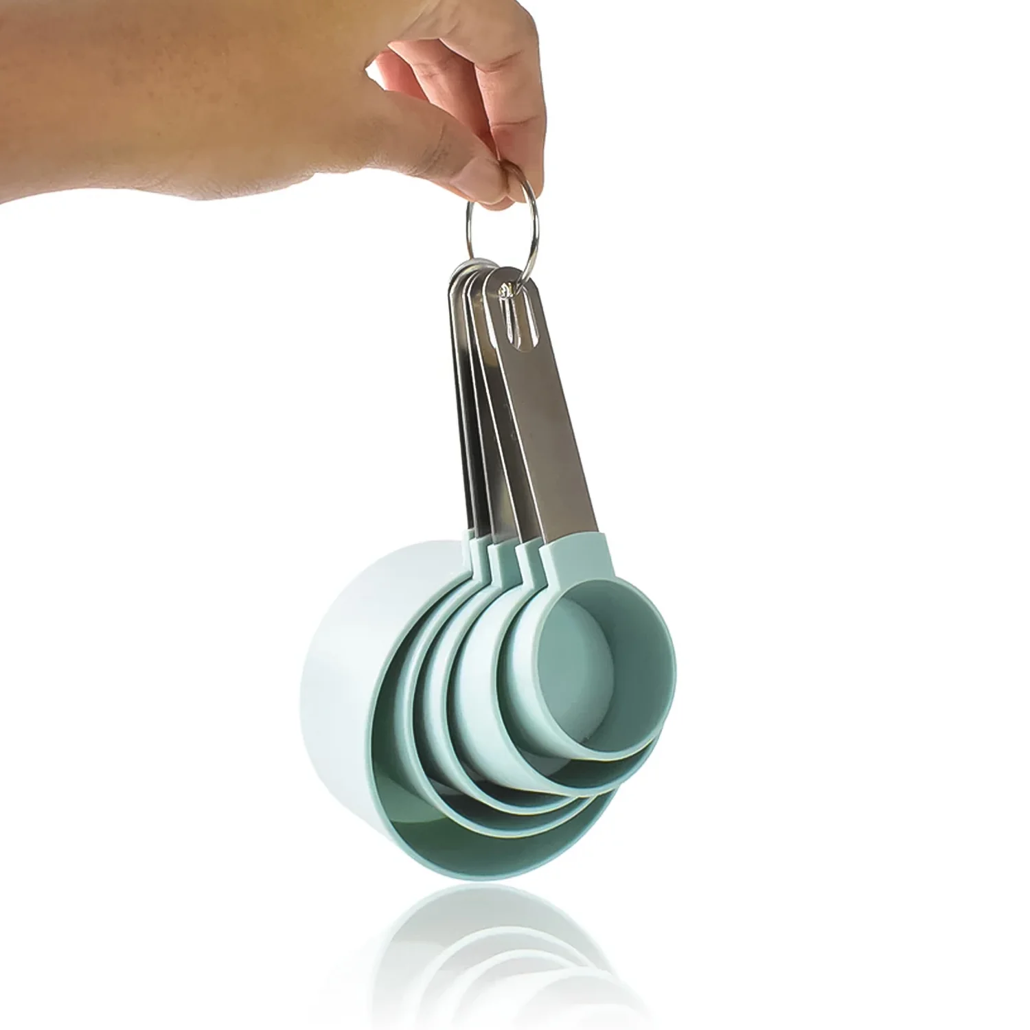 Stainless Steel and Plastics Measuring Cups (5 Pcs Set) - Image 5