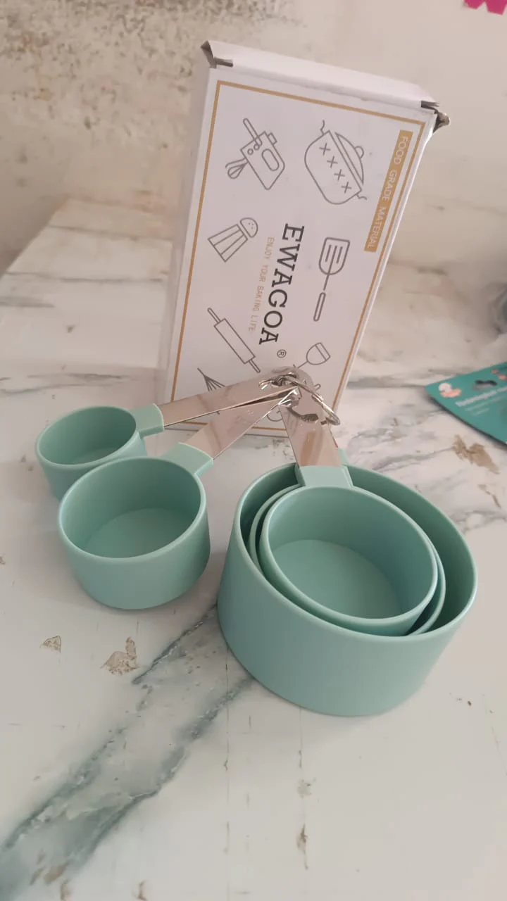 Stainless Steel and Plastics Measuring Cups (5 Pcs Set) - Image 8