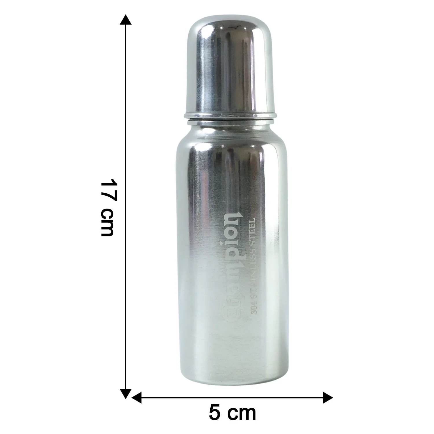 Stainless Steel Baby Feeding Bottle 250 ML - Image 6