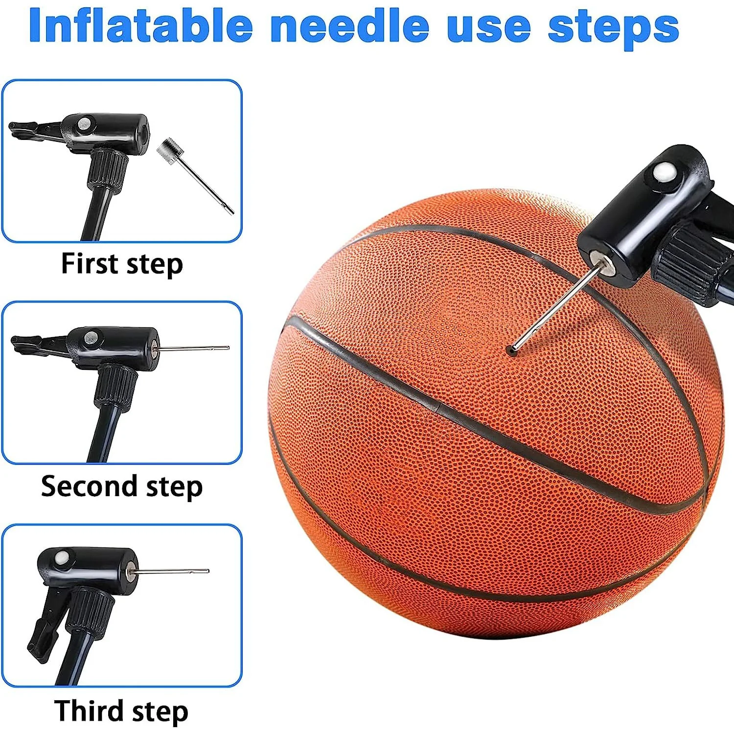 Stainless Steel Ball Pump Needle Pin Adapter (1 Pc) - Image 4