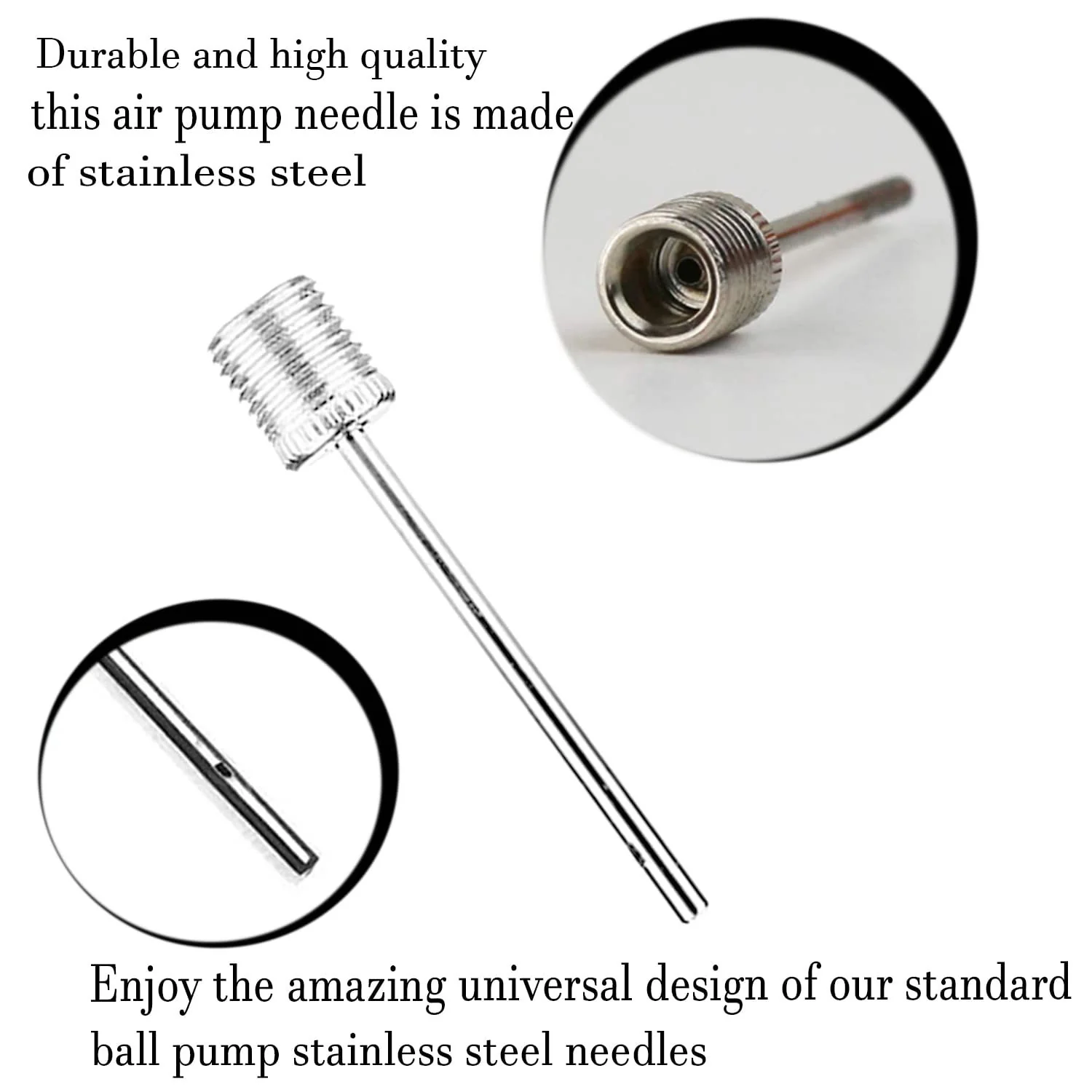 Stainless Steel Ball Pump Needle Pin Adapter (1 Pc) - Image 8
