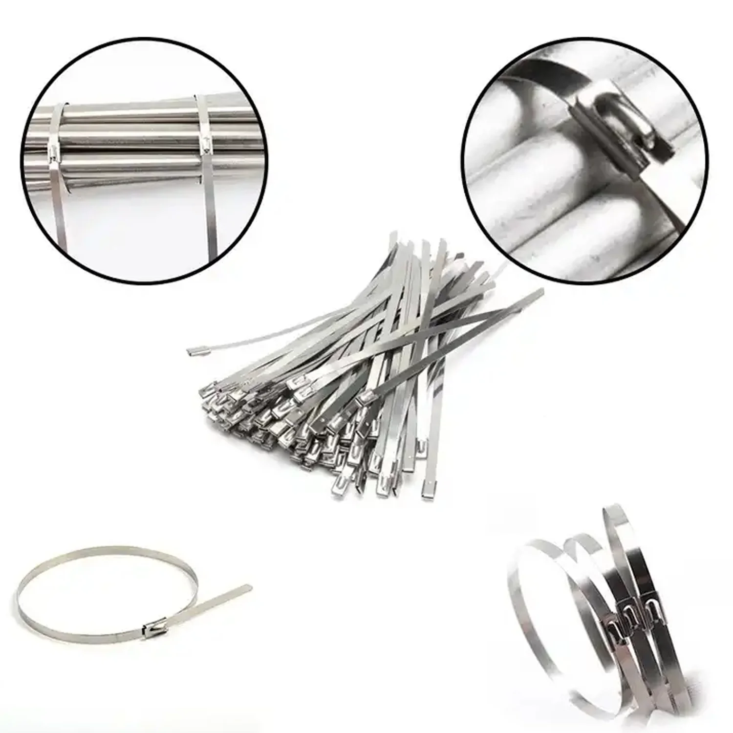 Stainless Steel Cable TIE  (4.6x100MM / 10 pcs Set) - Image 6