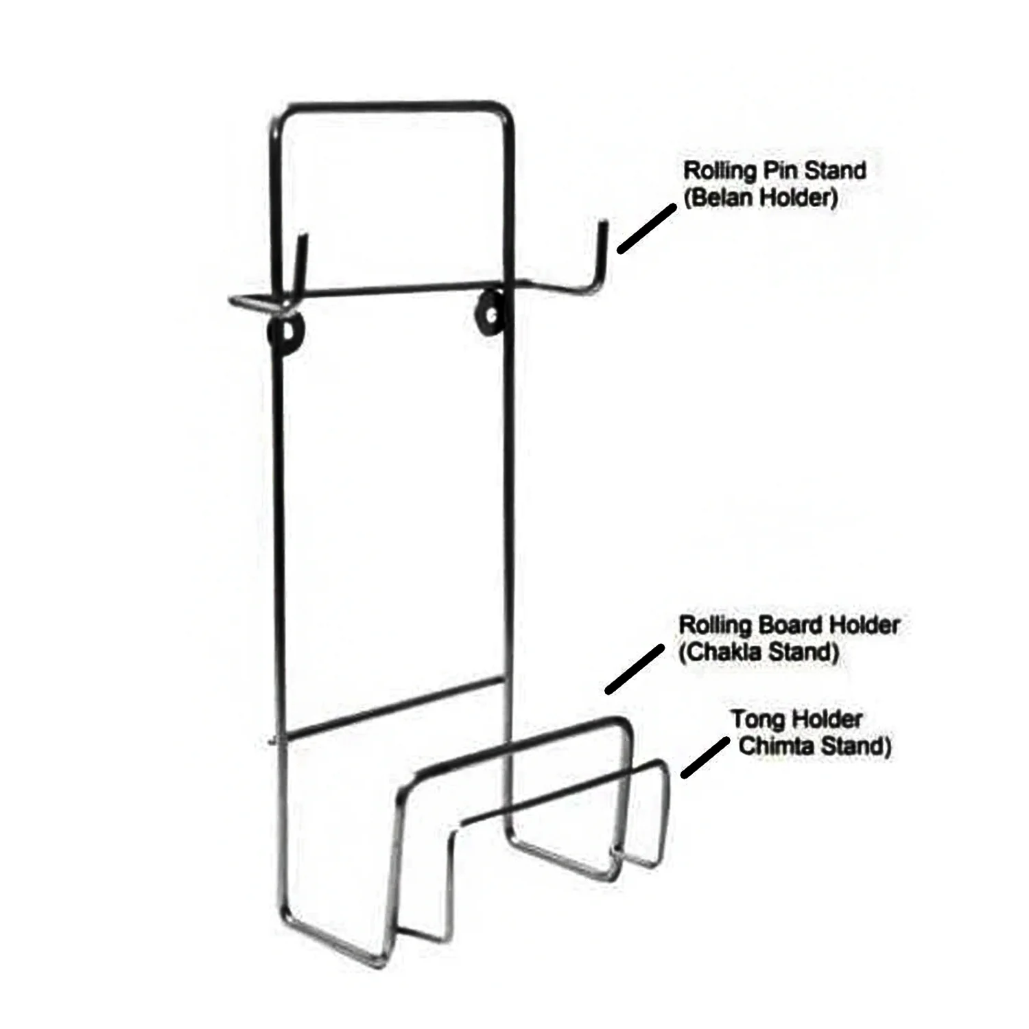 Chakla, Belan, Chimta Stand Multi-Purpose Rack for Kitchen (1 Pc ) - Image 6