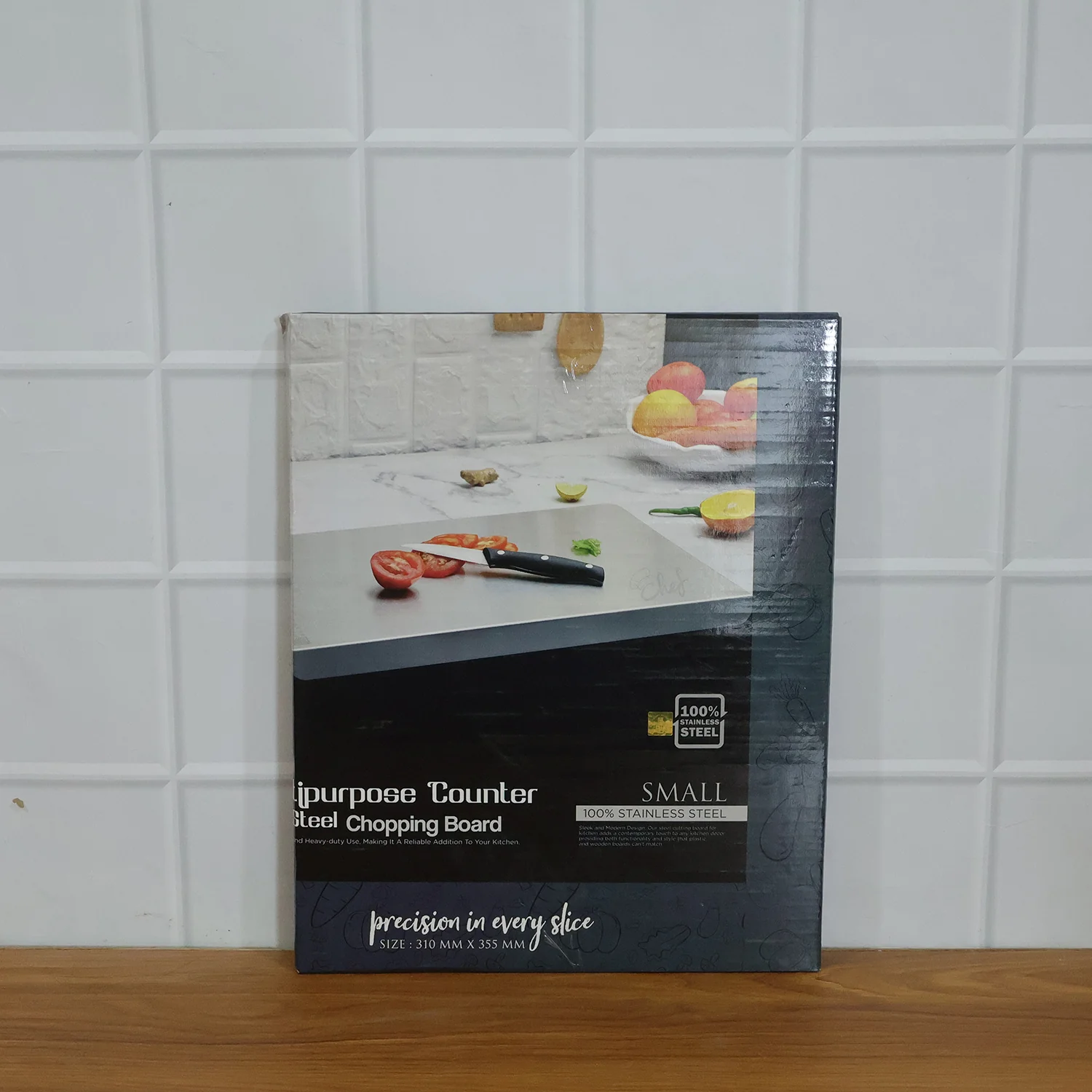 Stainless Steel Chopping Board 35.5x29 Cm, 1mm Thickness 1 Pc - Image 8