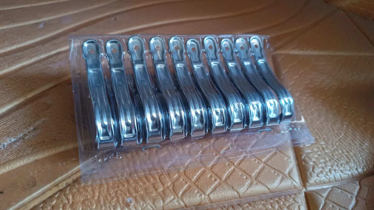 Stainless Steel Clothes pins Beach Towel Clips (10 Pcs Set) - Image 9