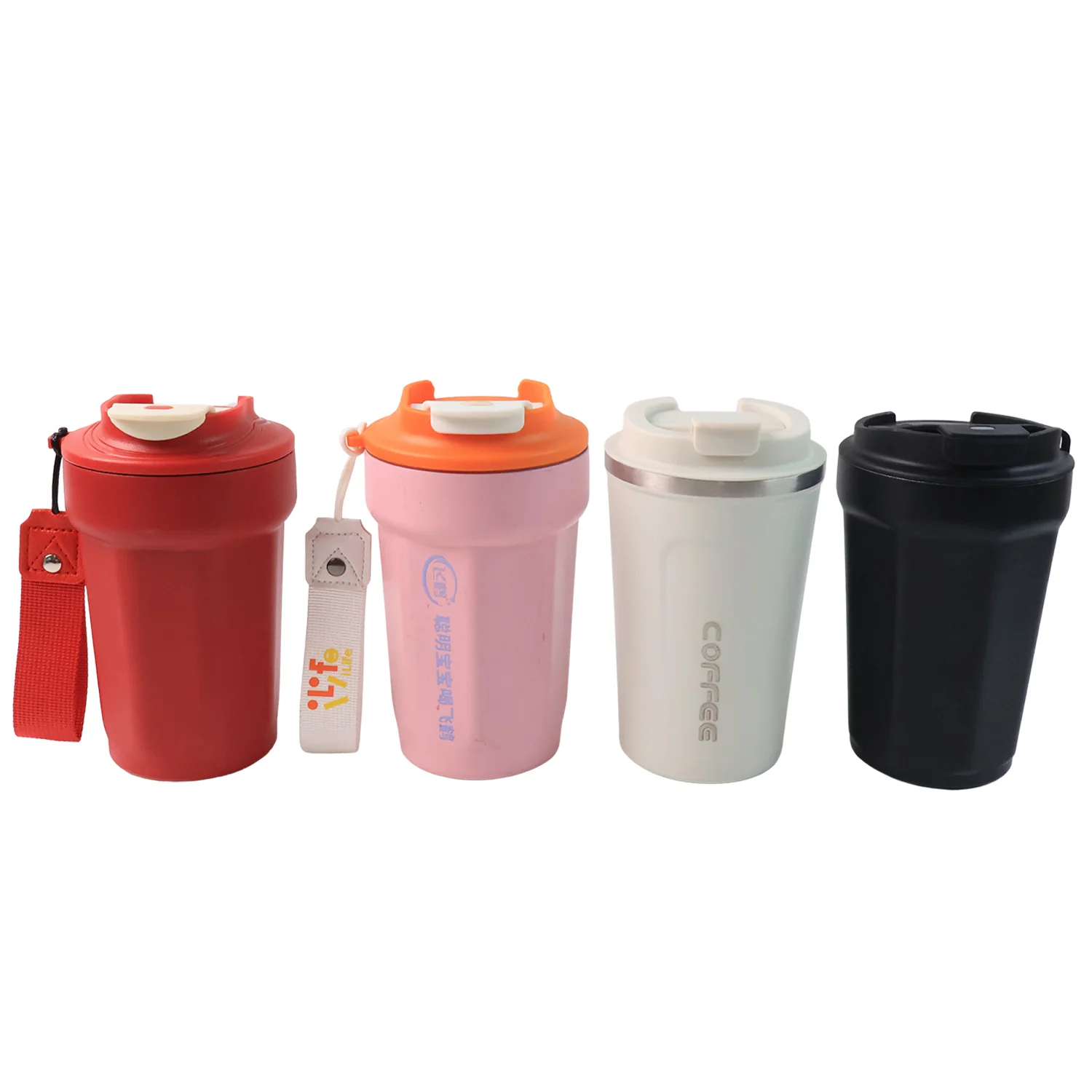 Stainless Steel Coffee Travel bottle with Lid 450 ML Approx, Tumbler (1 Pc) - Image 5