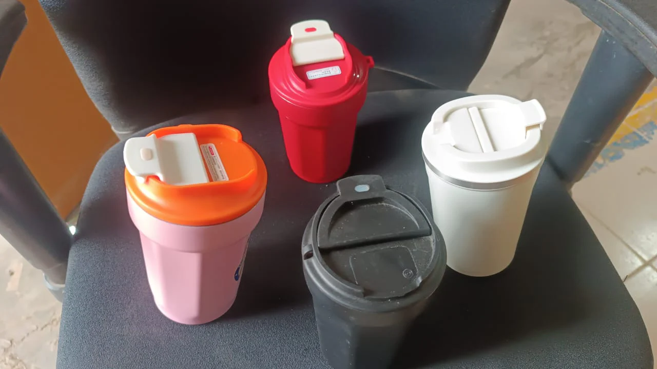 Stainless Steel Coffee Travel bottle with Lid 450 ML Approx, Tumbler (1 Pc) - Image 7