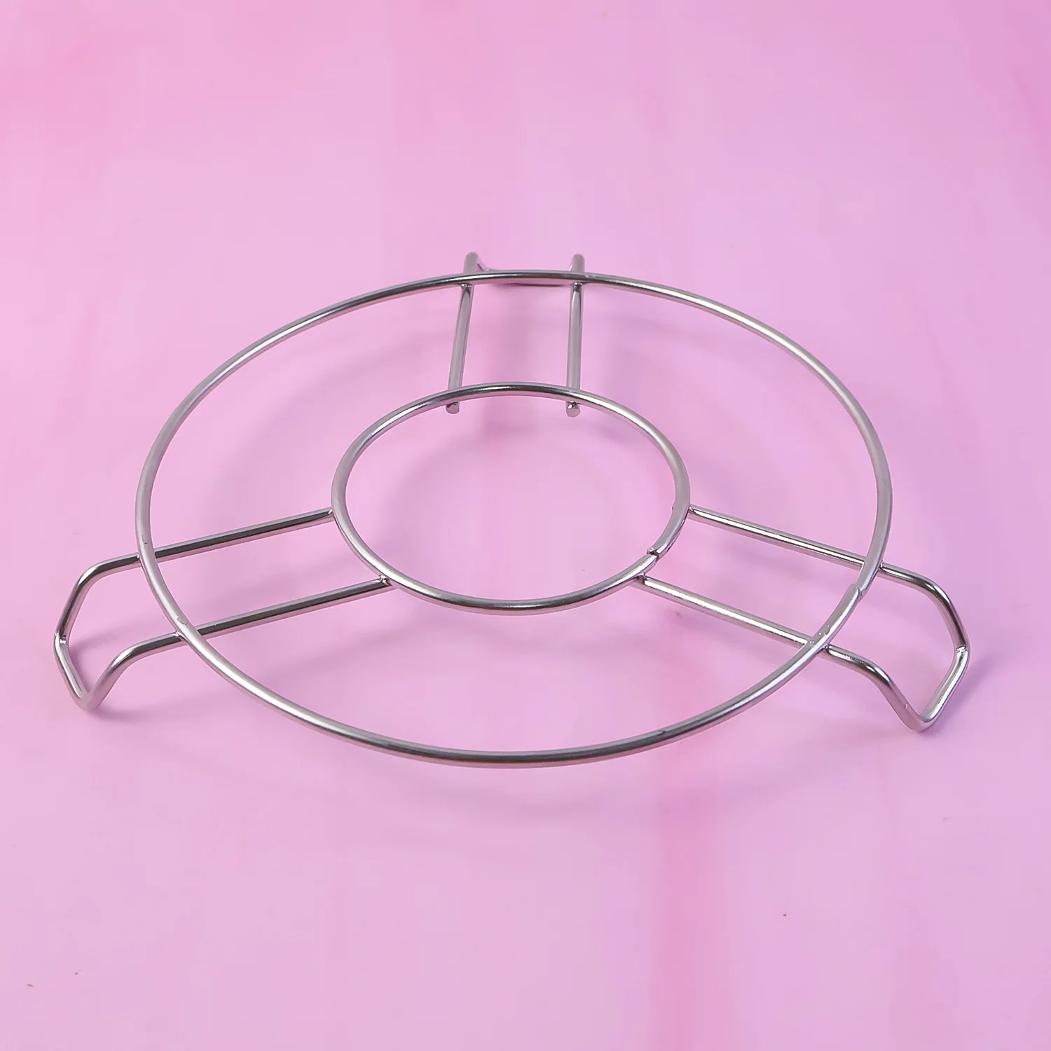 Stainless Steel Round Table Ring Hot Pot Stand (1 Pc) - Image 8