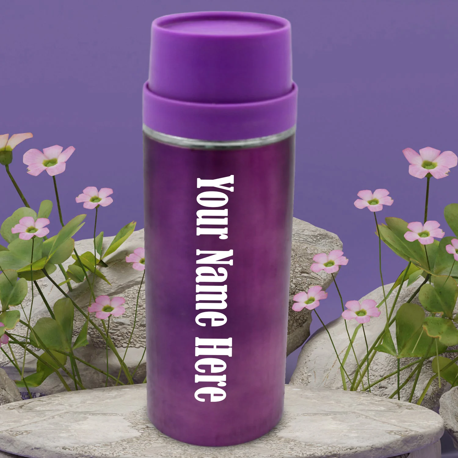 Customized Stainless Steel Water Bottle (500 ML) - Image 2