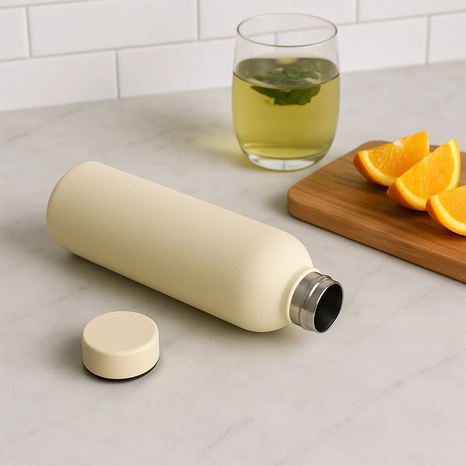 Stainless Steel Double Wall Vacuum-Insulated Drink Water (Mix Color / 500 ML Approx) - Image 4