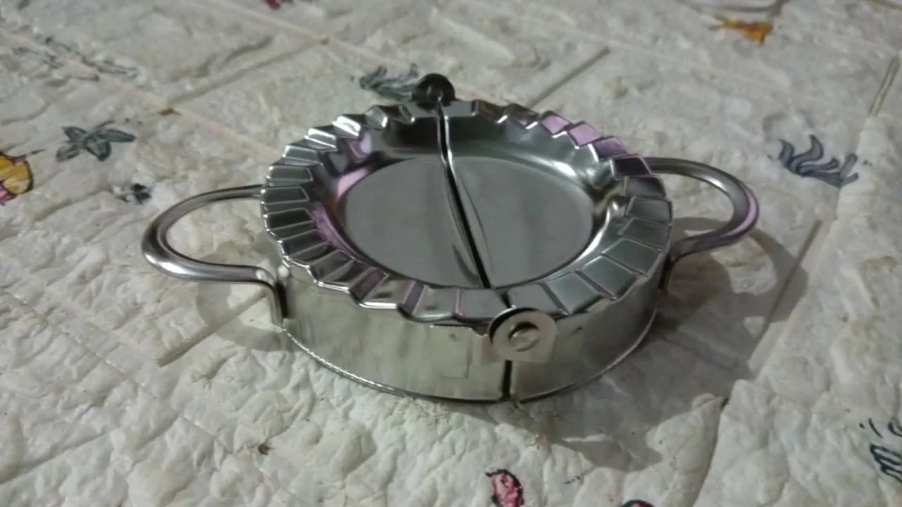 Stainless Steel Dumpling Maker Easy & Reliable Dumplings, Ghughra maker Every Time (1 Pc) - Image 6
