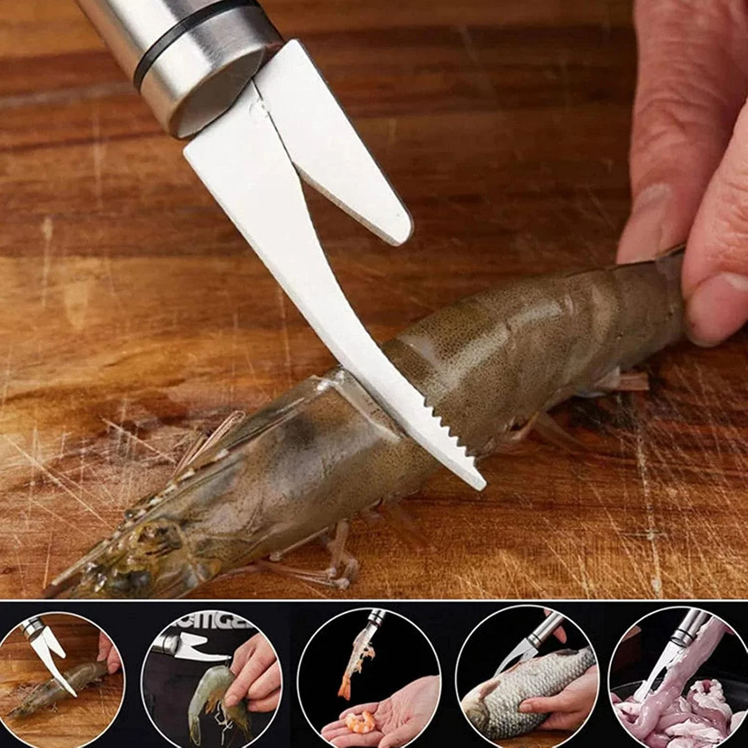 Stainless Steel Fruit & Vegetable Corer and Slicer Tool (1 Pc) - Image 7
