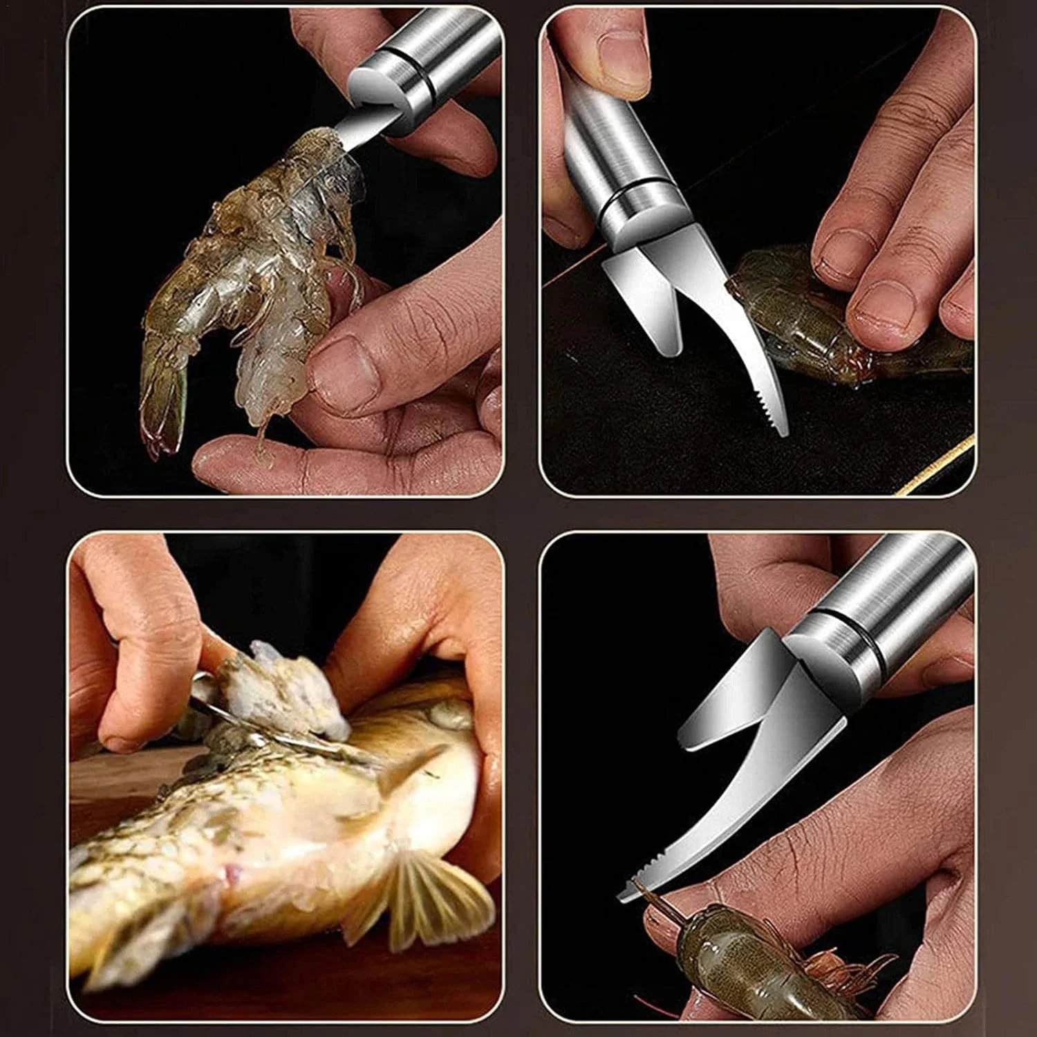 Stainless Steel Fruit & Vegetable Corer and Slicer Tool (1 Pc) - Image 8