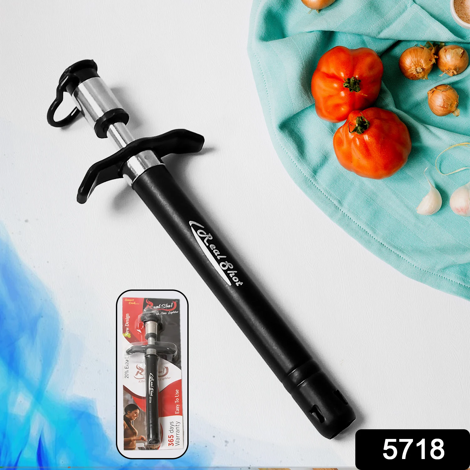 Stainless Steel Kitchen Gas Lighter - Long-Lasting Stoves & Restaurants (1pc) - Image 2