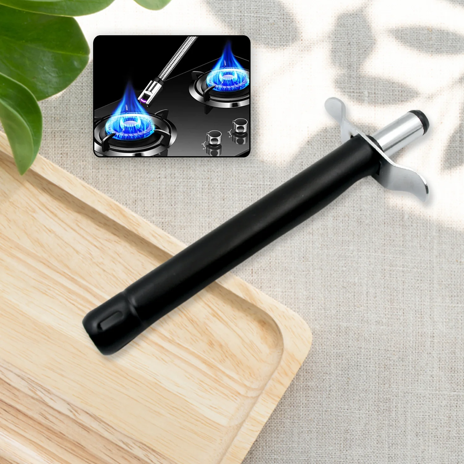 Stainless Steel Gas Lighter for Kitchen Gas Stove Long-Lasting Unbreakable Lighter 1 Pc - Image 3