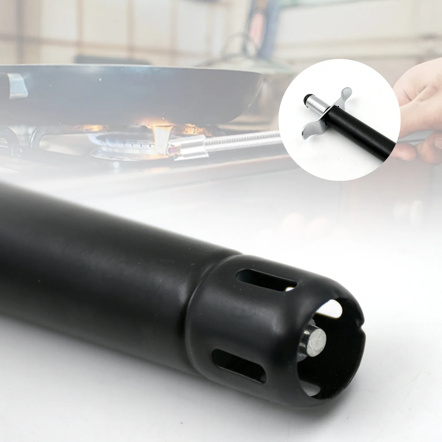 Stainless Steel Gas Lighter for Kitchen Gas Stove Long-Lasting Unbreakable Lighter 1 Pc - Image 4