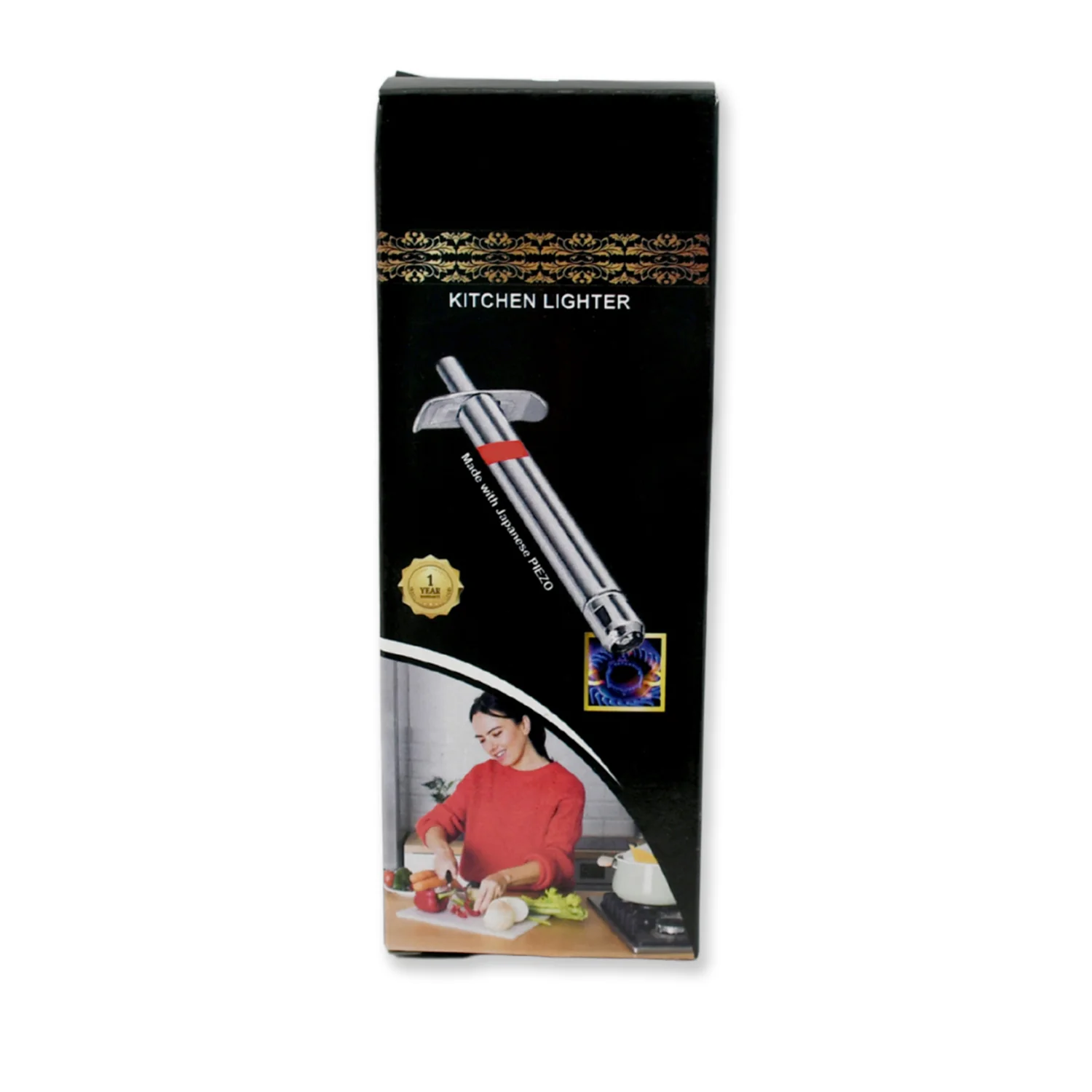 Stainless Steel Gas Lighter for Kitchen Gas Stove Long-Lasting Unbreakable Lighter 1 Pc - Image 6