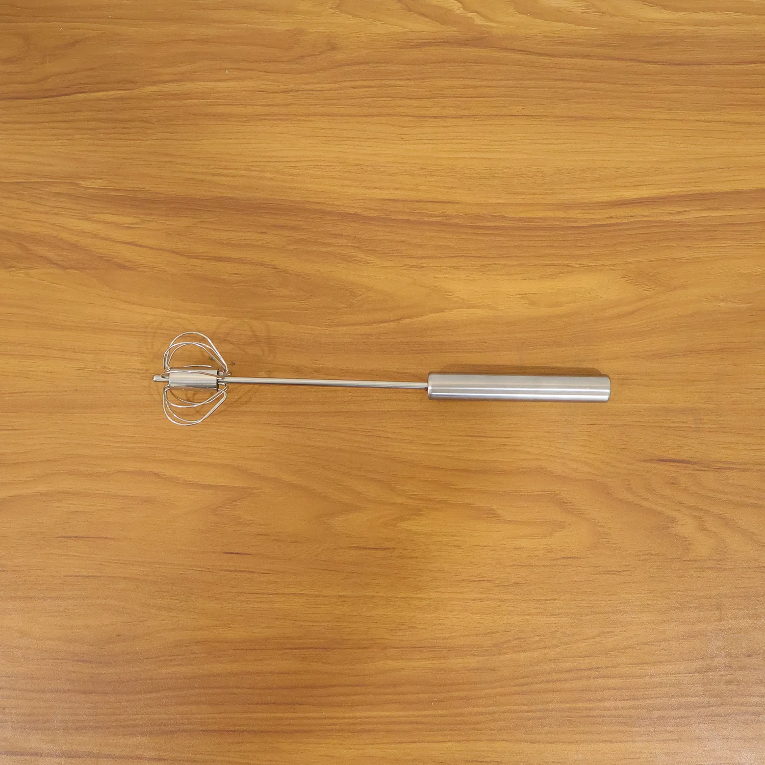 Stainless Steel Hand Push Rotary Whisk (1 Pc, 29 Cm) - Image 10