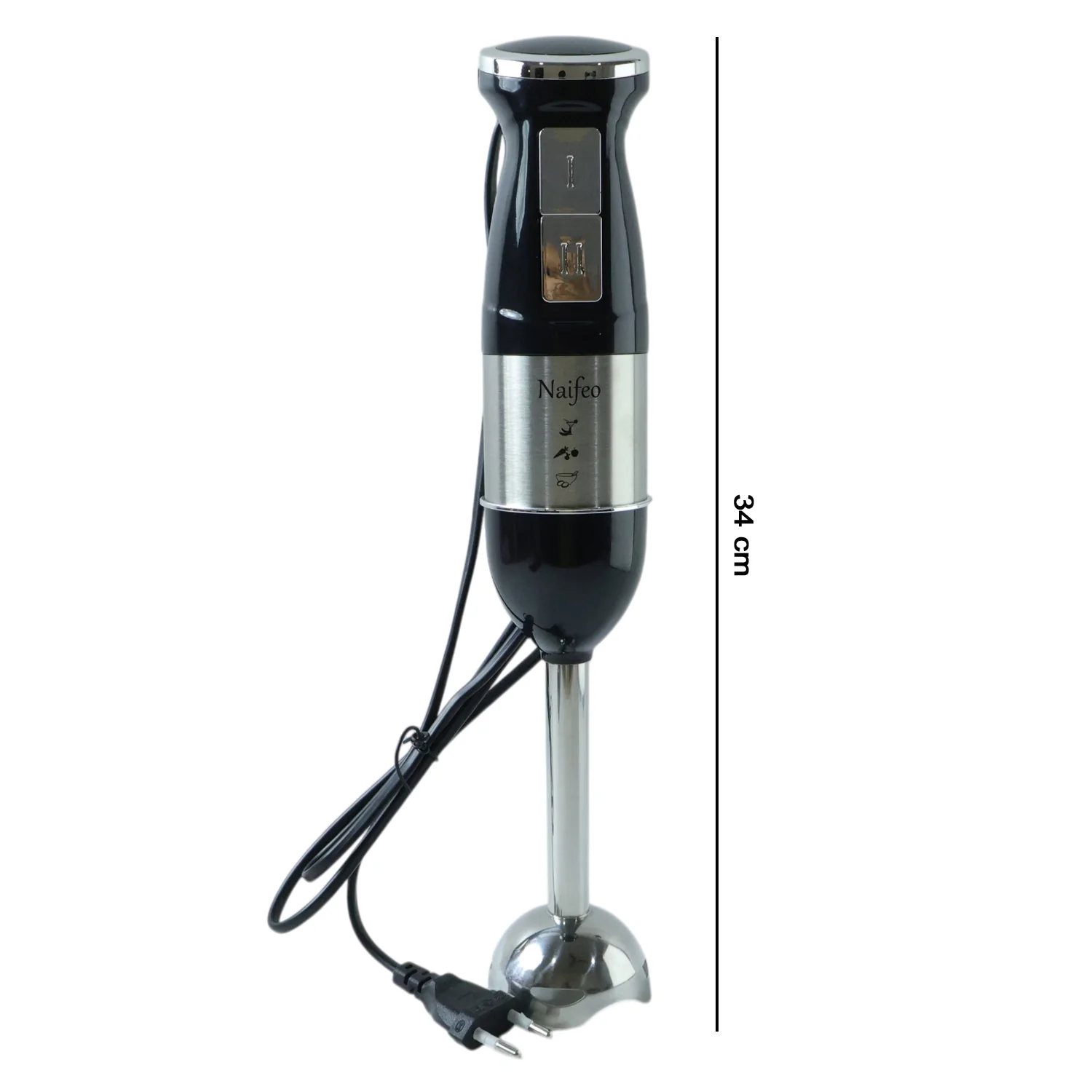 Stainless Steel Handheld Emulsion Blender With Four-blade Blade (300W / 1 Pc) - Image 5