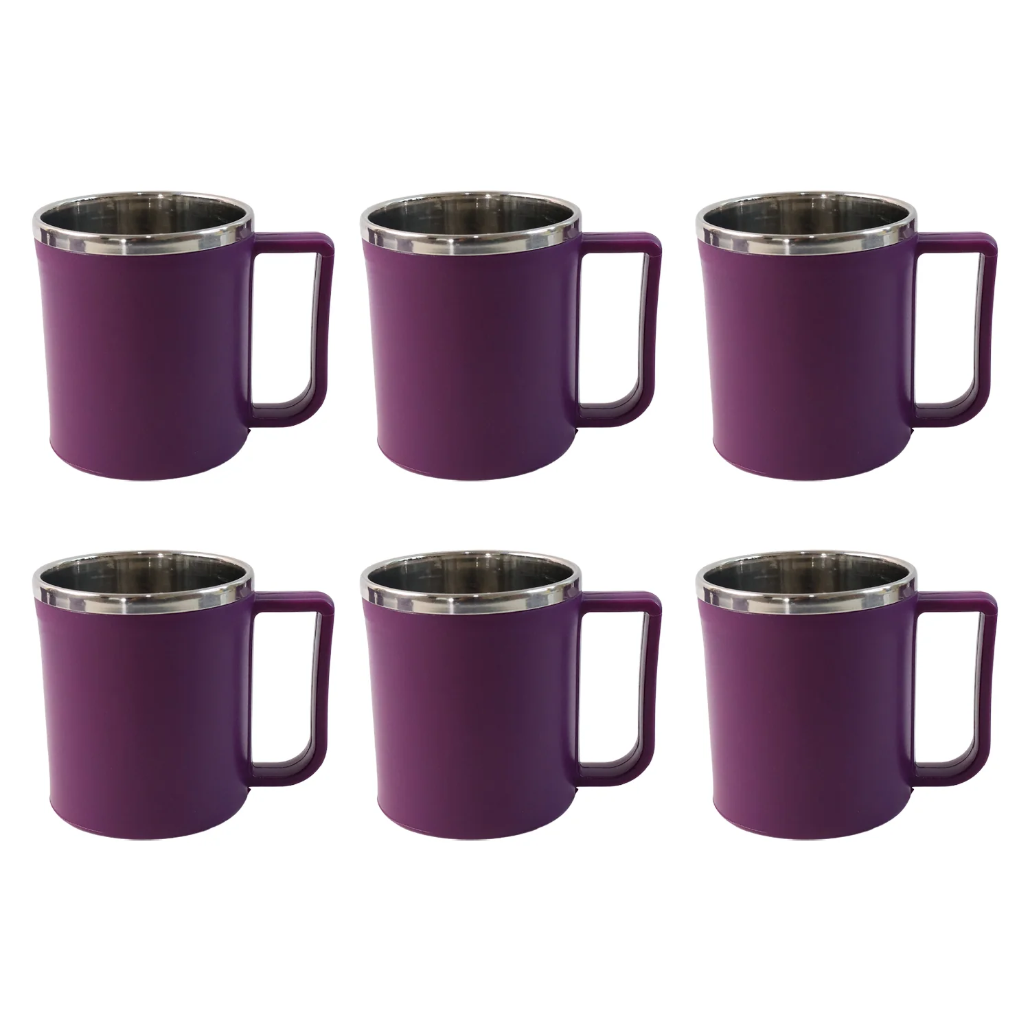 Supermom Stainless Steel Inner Coffee Mug Set (200ML / 6 Pc) - Image 5