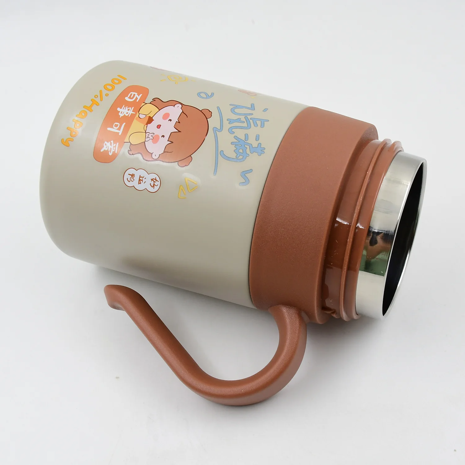 Stainless Steel Mug / Bottle Vacuum Insulated Cup Handle & Small cup (550 ML) - Image 4
