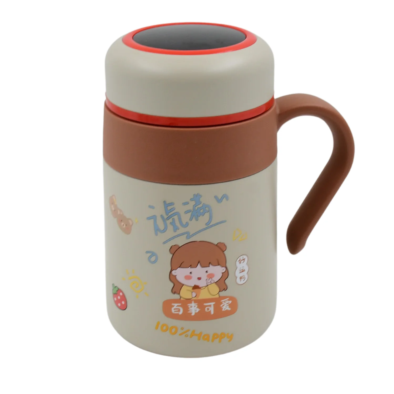 Stainless Steel Mug / Bottle Vacuum Insulated Cup Handle & Small cup (550 ML) - Image 5